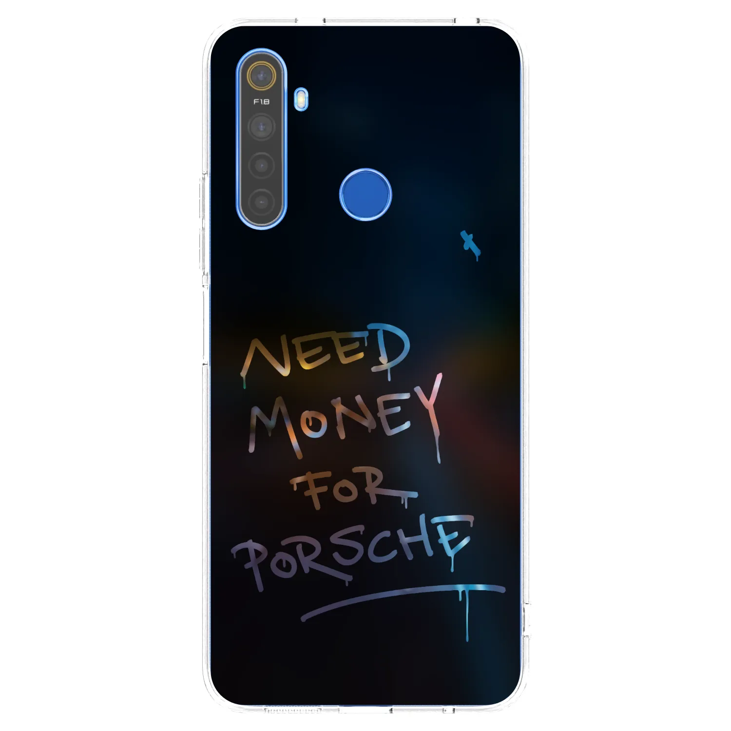 Picasee husă transparentă din silicon pentru Realme 5 - Neon Nights