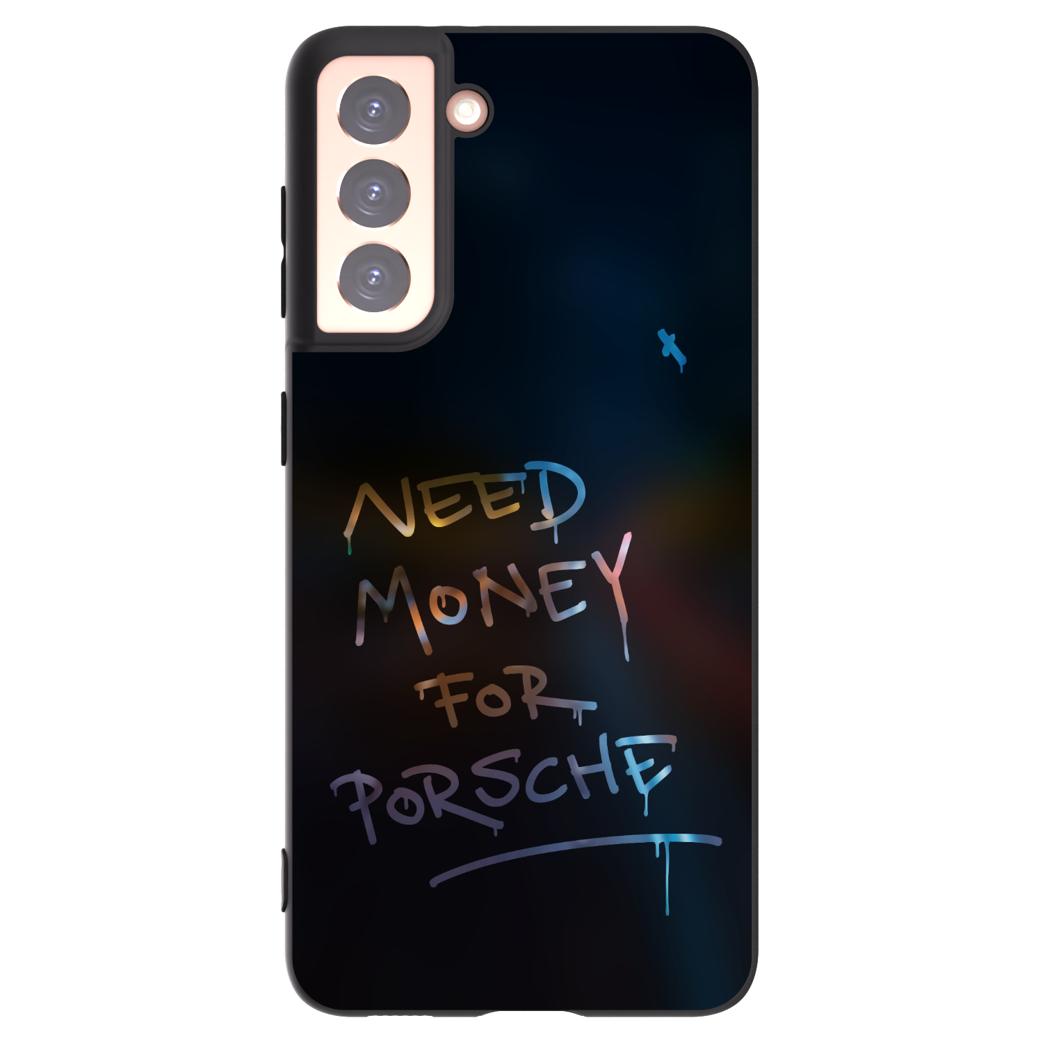 Picasee husă neagră din silicon pentru Samsung Galaxy S21 5G G991B - Neon Nights