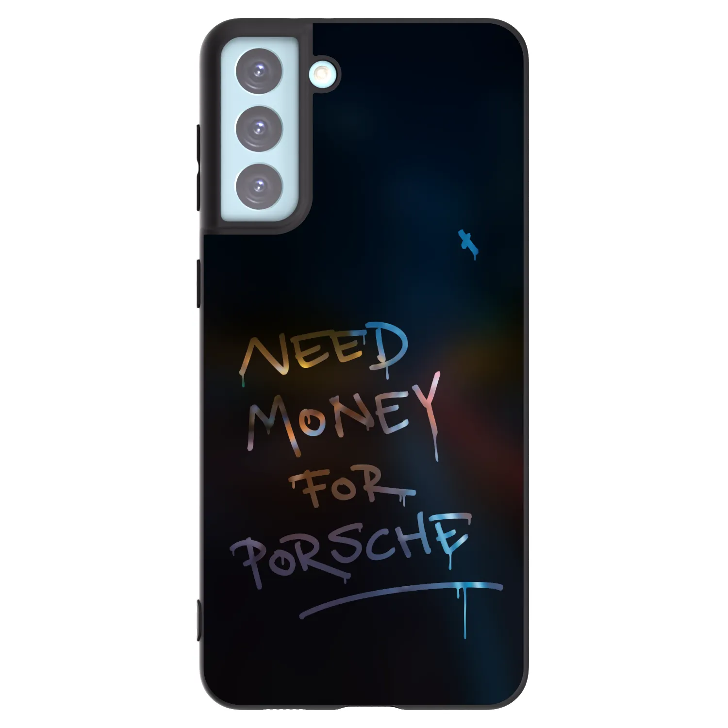 Picasee husă neagră din silicon pentru Samsung Galaxy S21+ 5G G996F - Neon Nights