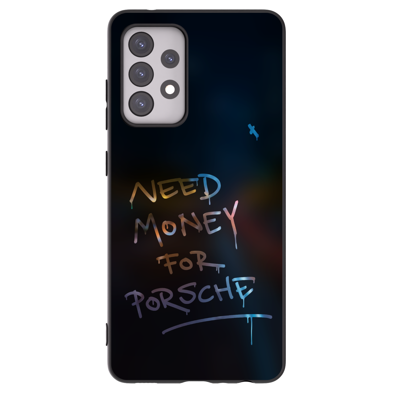 Picasee husă neagră din silicon pentru Samsung Galaxy A52 5G A525F - Neon Nights