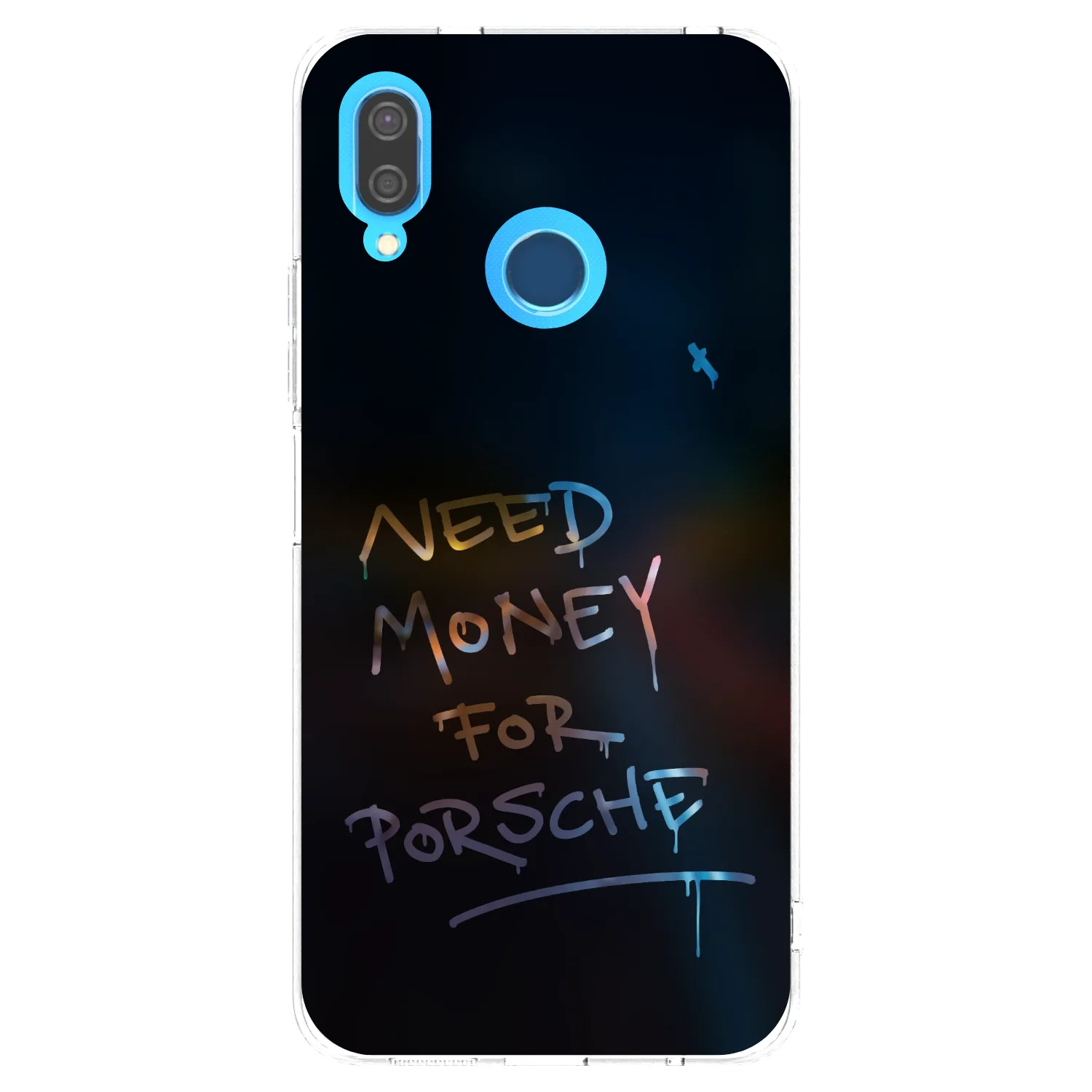 Picasee husă transparentă din silicon pentru Huawei P20 Lite - Neon Nights