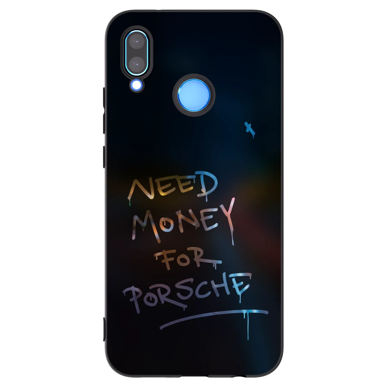 Picasee husă neagră din silicon pentru Huawei P20 Lite - Neon Nights