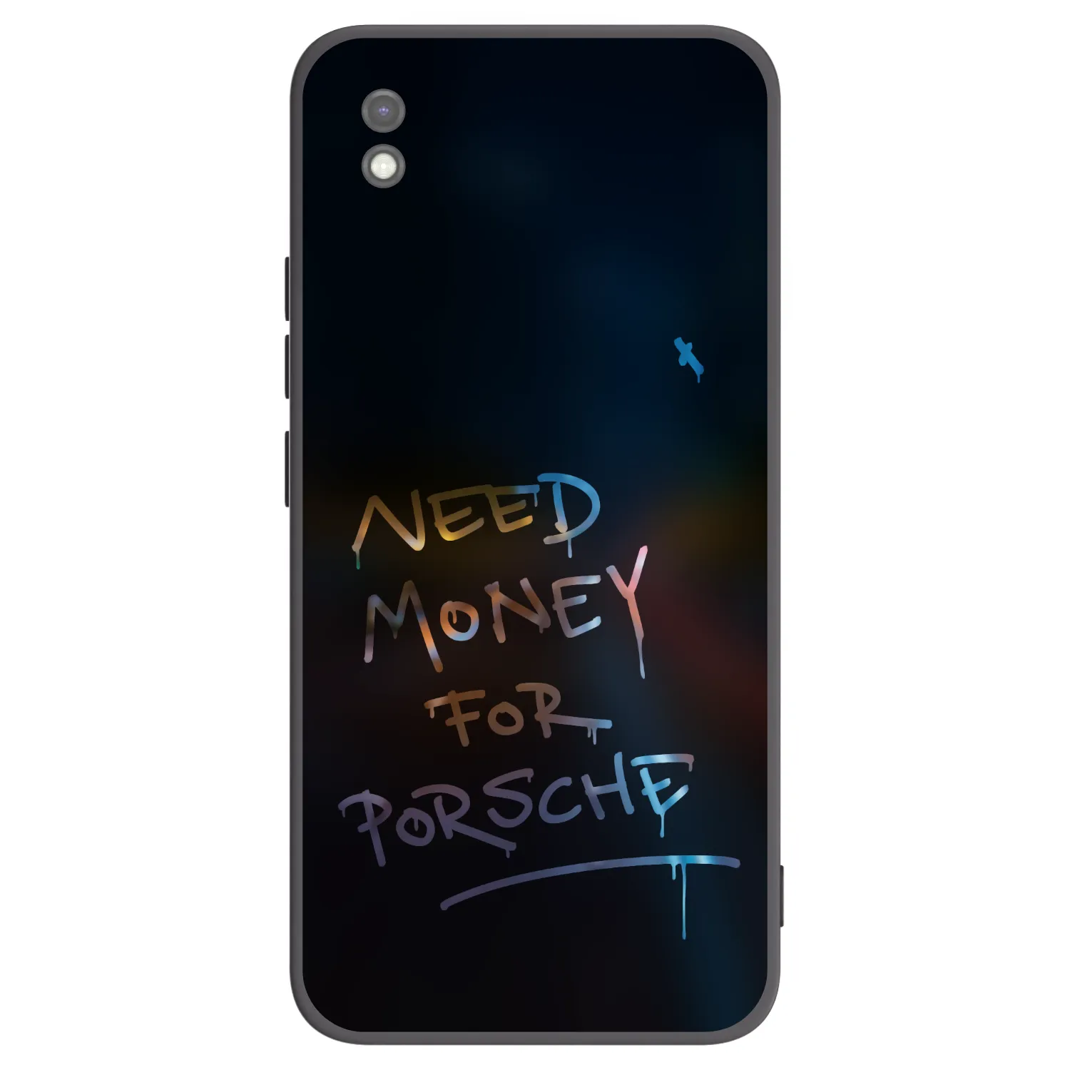 Picasee husă neagră din silicon pentru Xiaomi Redmi 9AT - Neon Nights