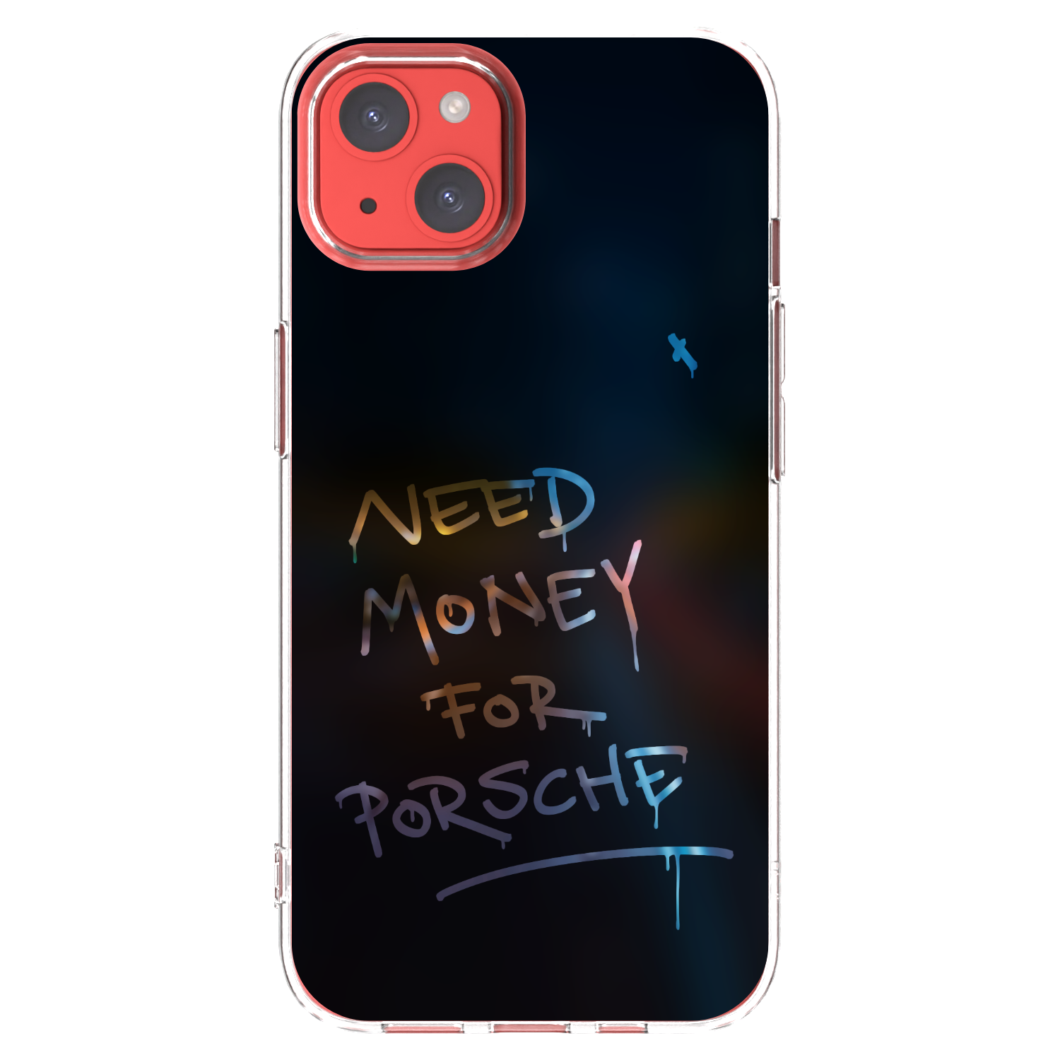 Picasee husă transparentă din silicon pentru Apple iPhone 13 - Neon Nights
