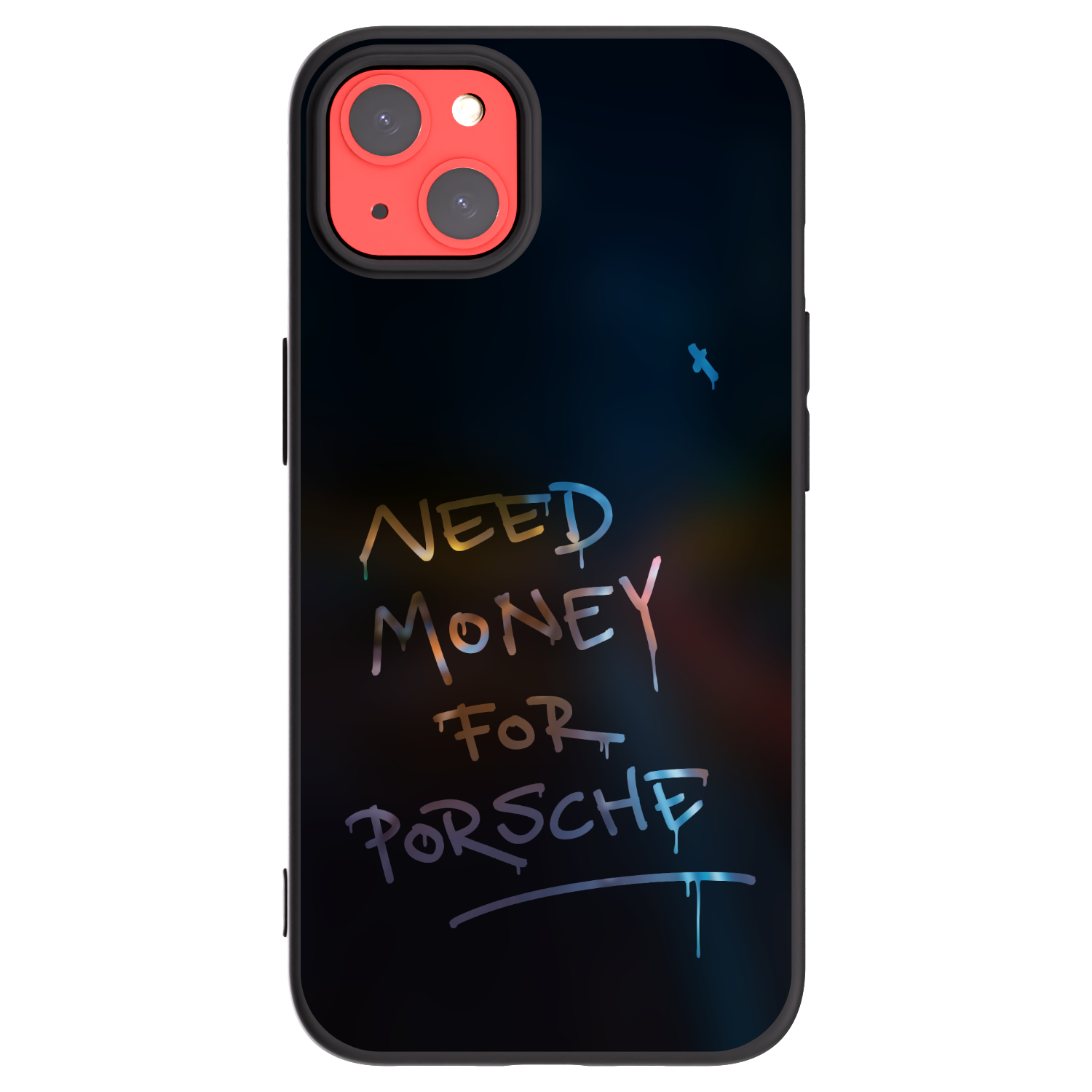 Picasee husă neagră din silicon pentru Apple iPhone 13 - Neon Nights