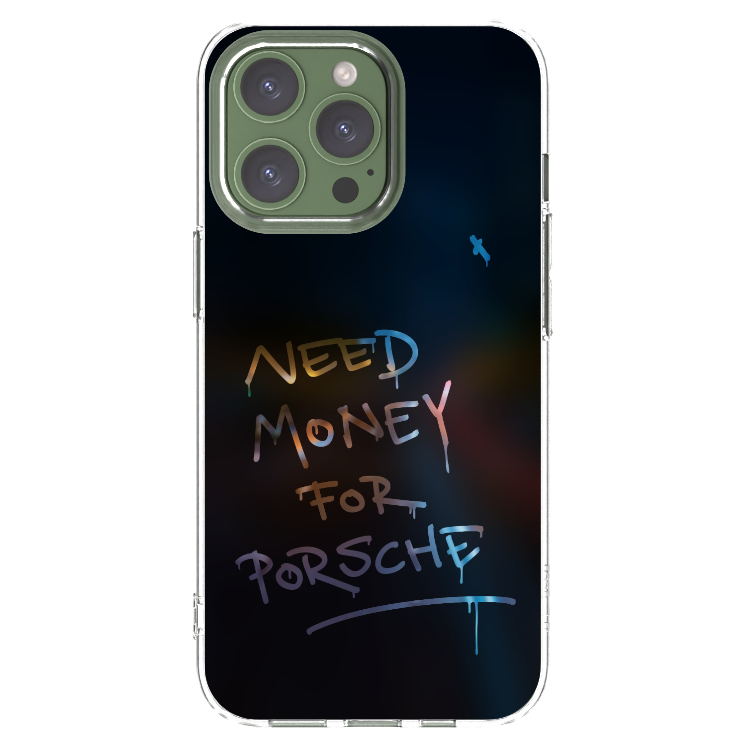 Picasee husă transparentă din silicon pentru Apple iPhone 13 Pro - Neon Nights