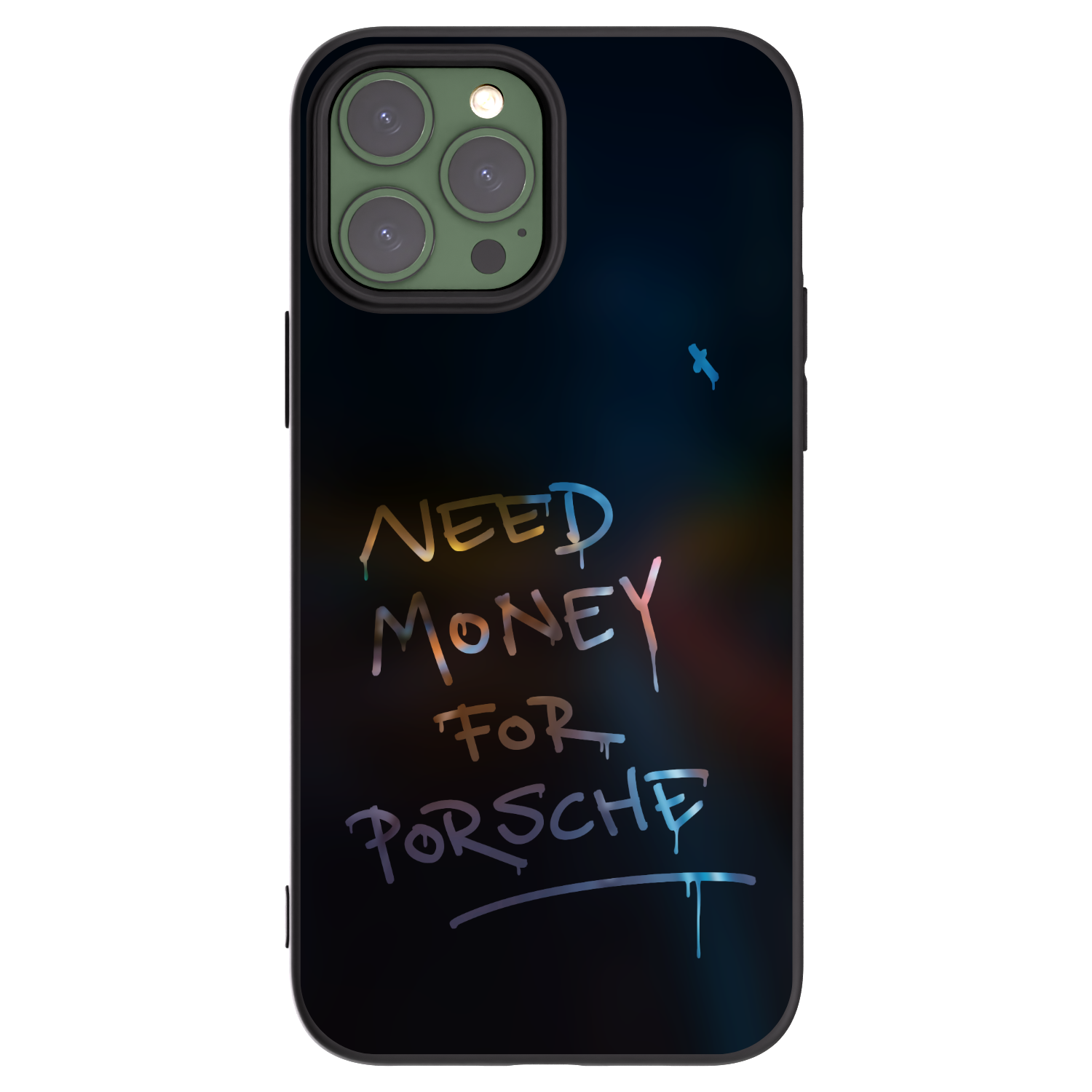 Picasee husă neagră din silicon pentru Apple iPhone 13 Pro Max - Neon Nights