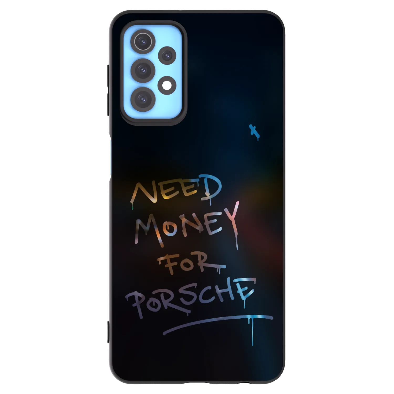 Picasee husă neagră din silicon pentru Samsung Galaxy A32 4G SM-A325F - Neon Nights