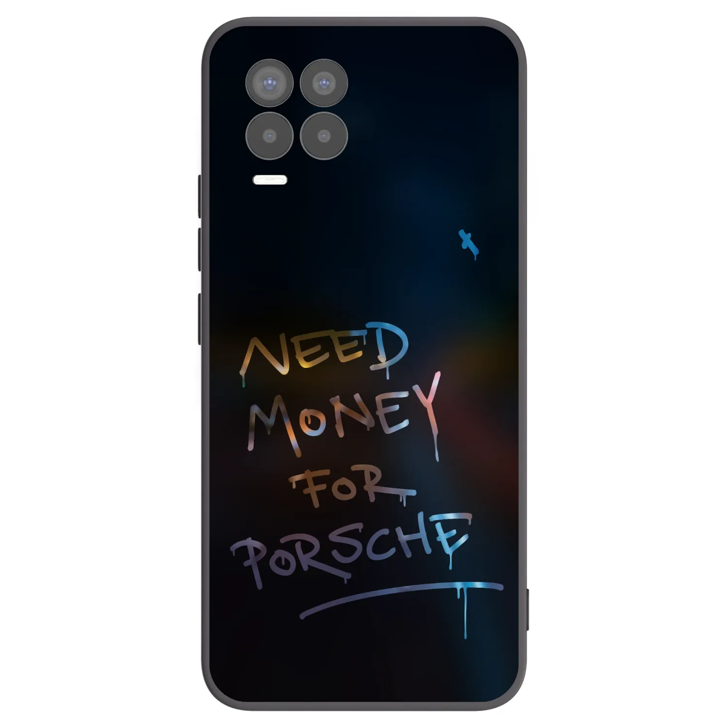 Picasee husă neagră din silicon pentru Realme 8 Pro - Neon Nights