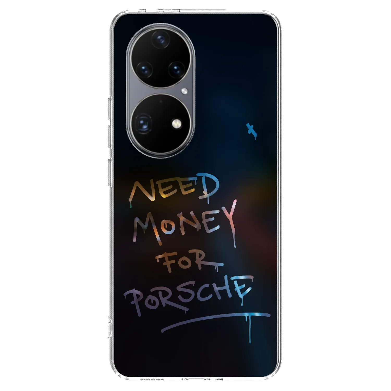 Picasee husă transparentă din silicon pentru Huawei P50 - Neon Nights