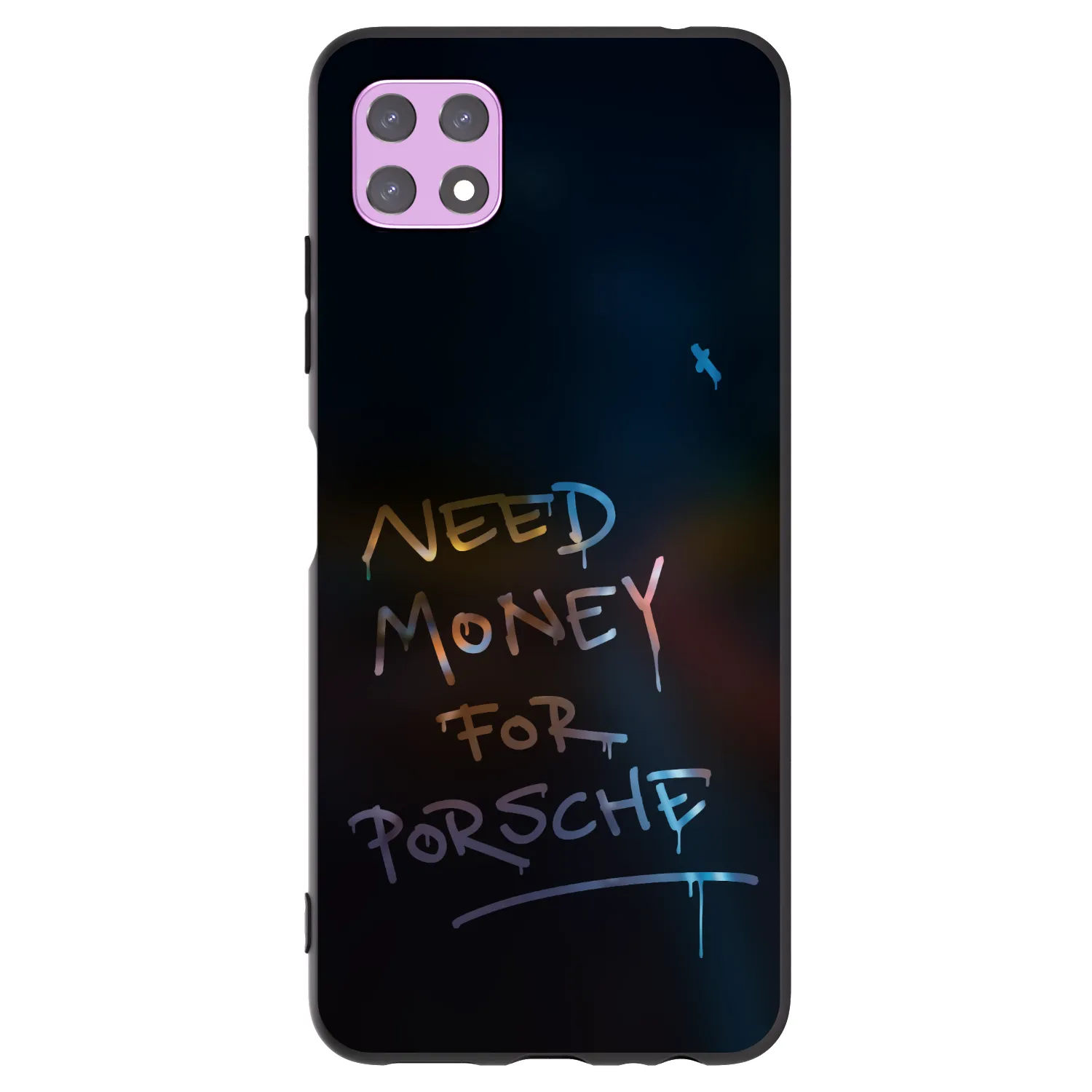 Picasee husă neagră din silicon pentru Samsung Galaxy A22 A226B 5G - Neon Nights