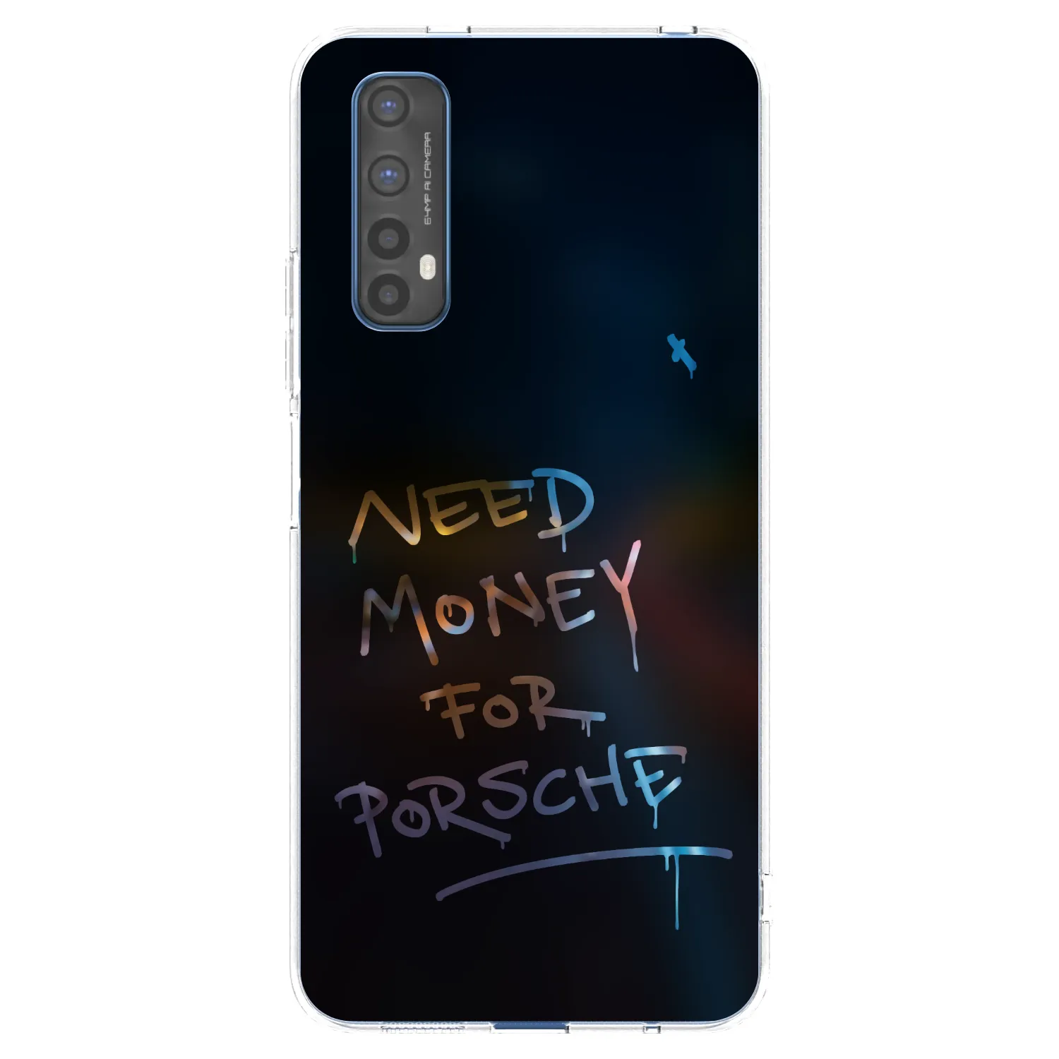 Picasee husă transparentă din silicon pentru Realme 7 - Neon Nights