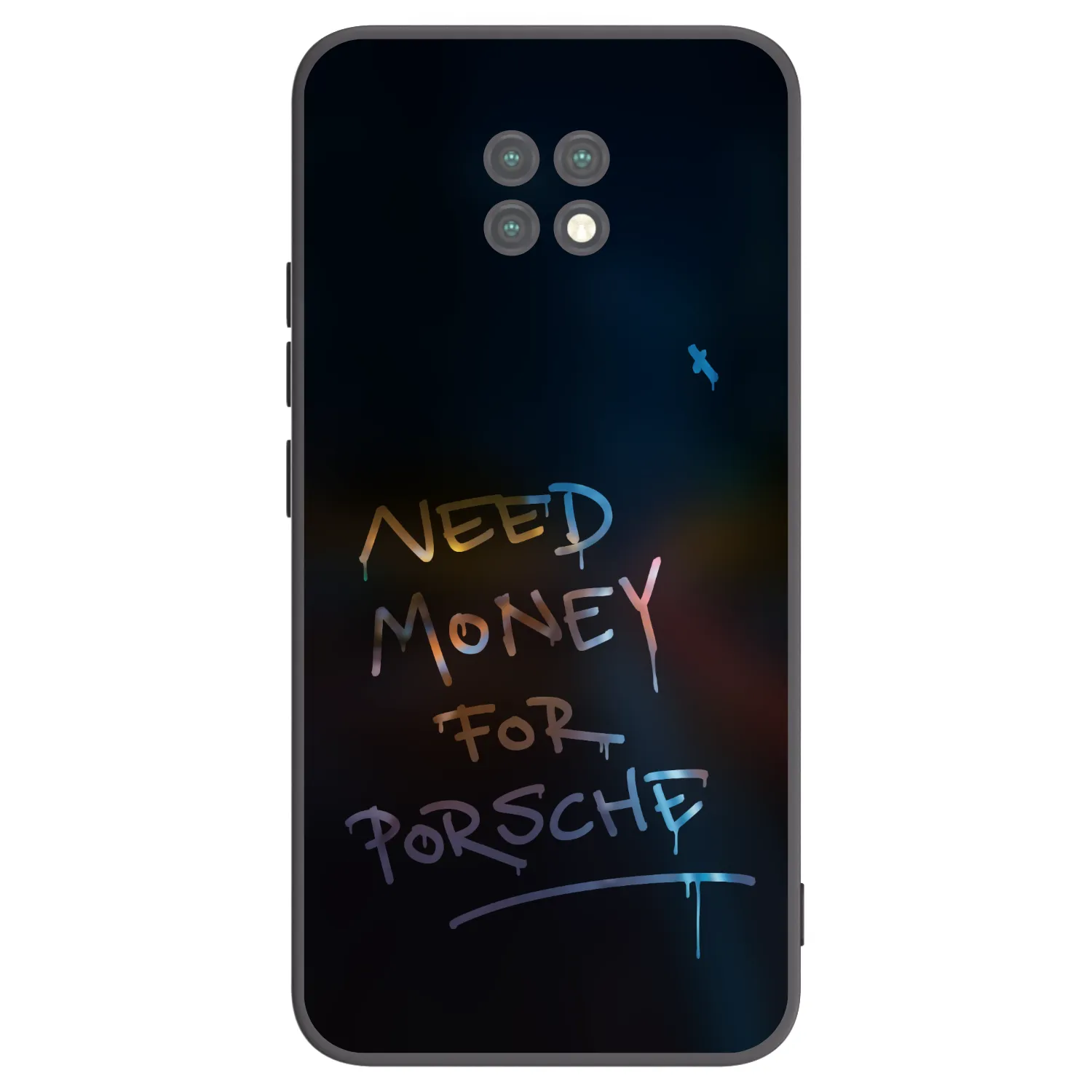 Picasee husă neagră din silicon pentru Xiaomi Redmi Note 9T - Neon Nights