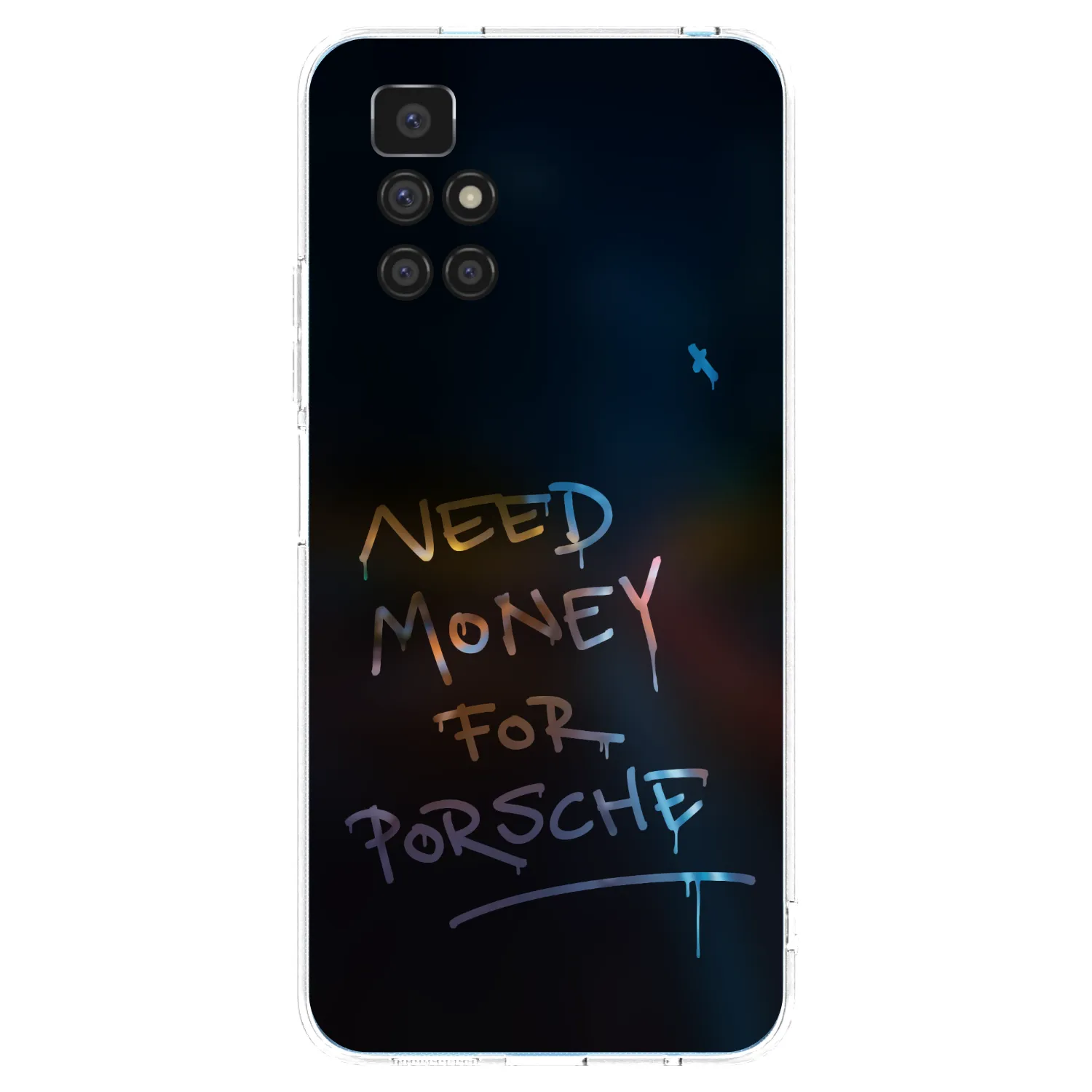 Picasee husă transparentă din silicon pentru Xiaomi Redmi 10 - Neon Nights