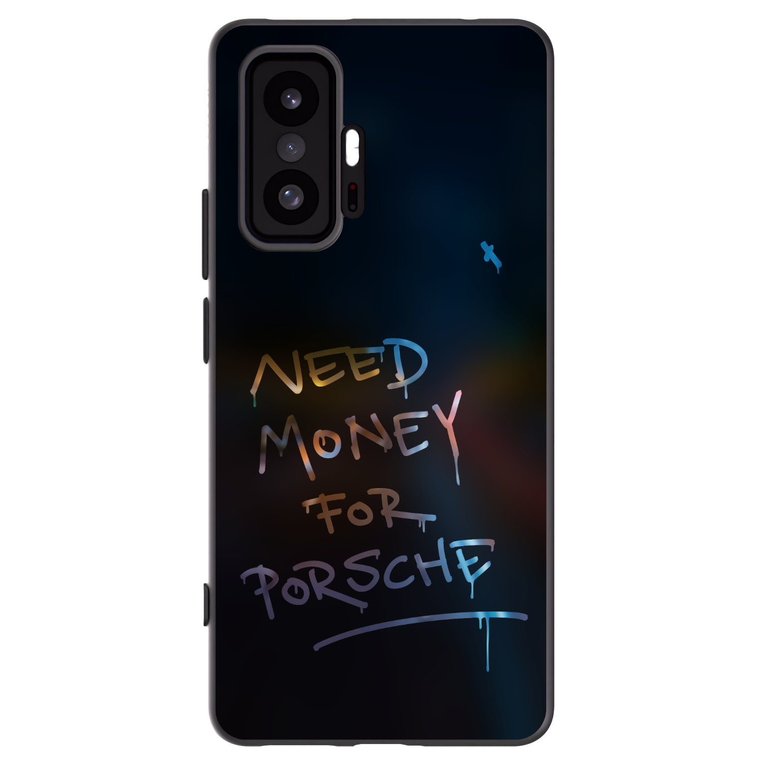 Picasee husă neagră din silicon pentru Xiaomi 11T - Neon Nights