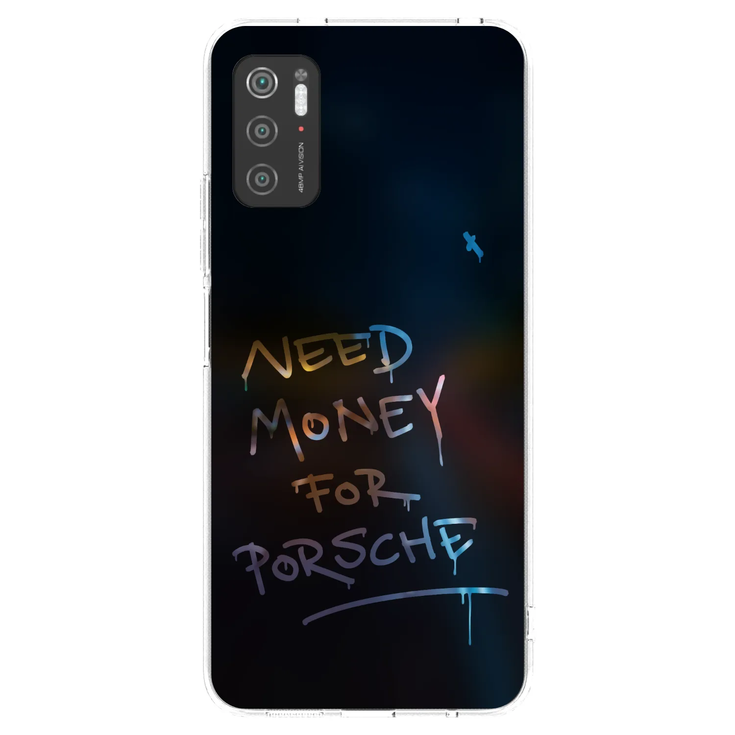Picasee husă transparentă din silicon pentru Xiaomi Poco M3 Pro 5G - Neon Nights