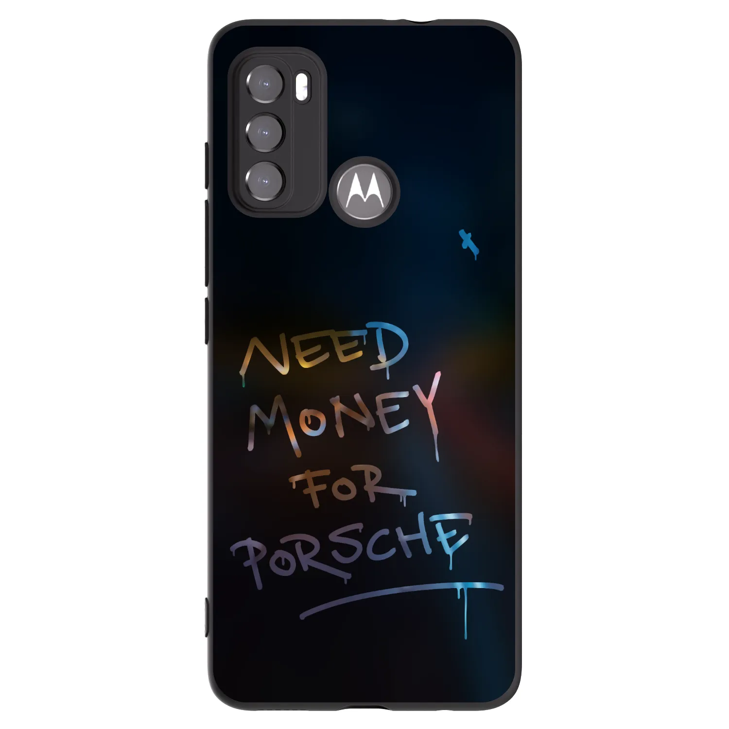 Picasee husă neagră din silicon pentru Motorola Moto G60 - Neon Nights