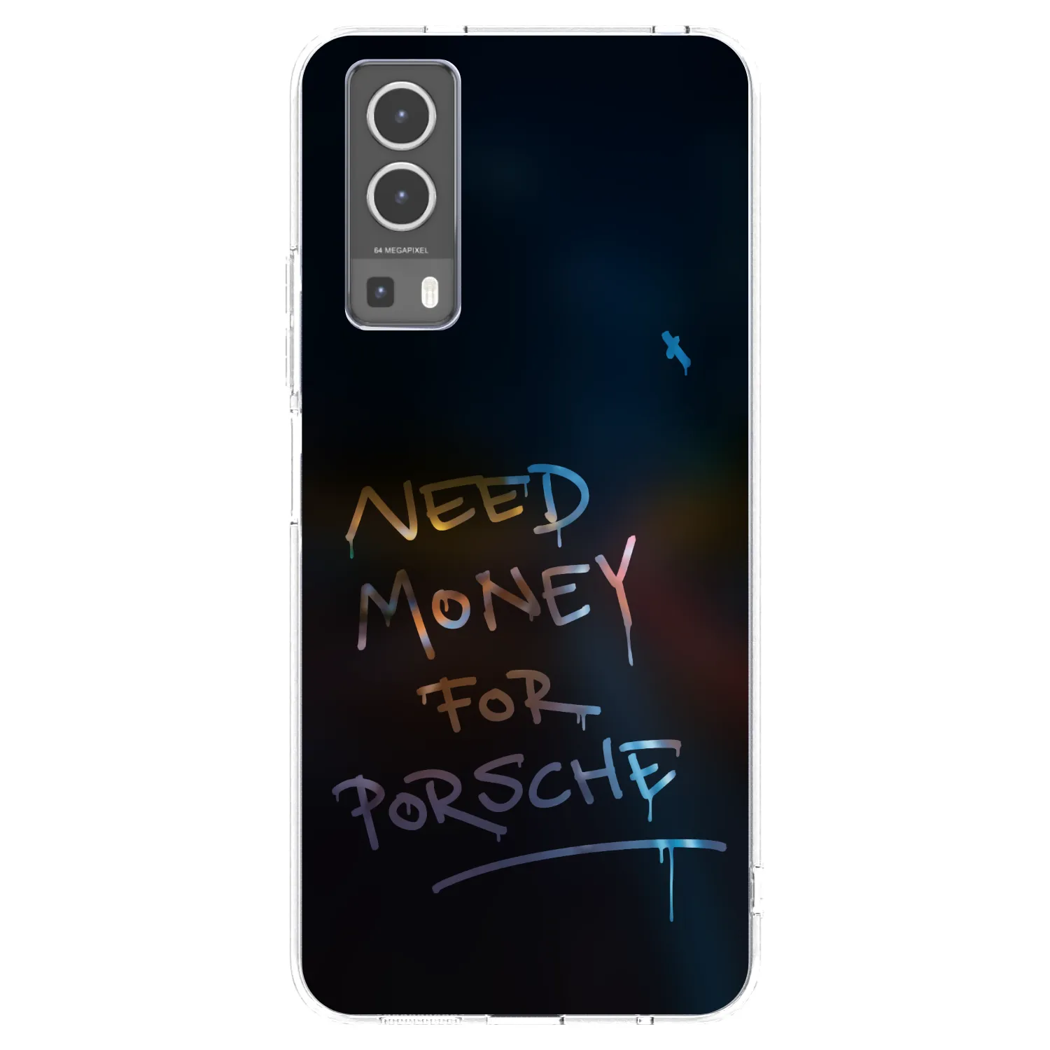 Picasee husă transparentă din silicon pentru Vivo Y72 5G - Neon Nights