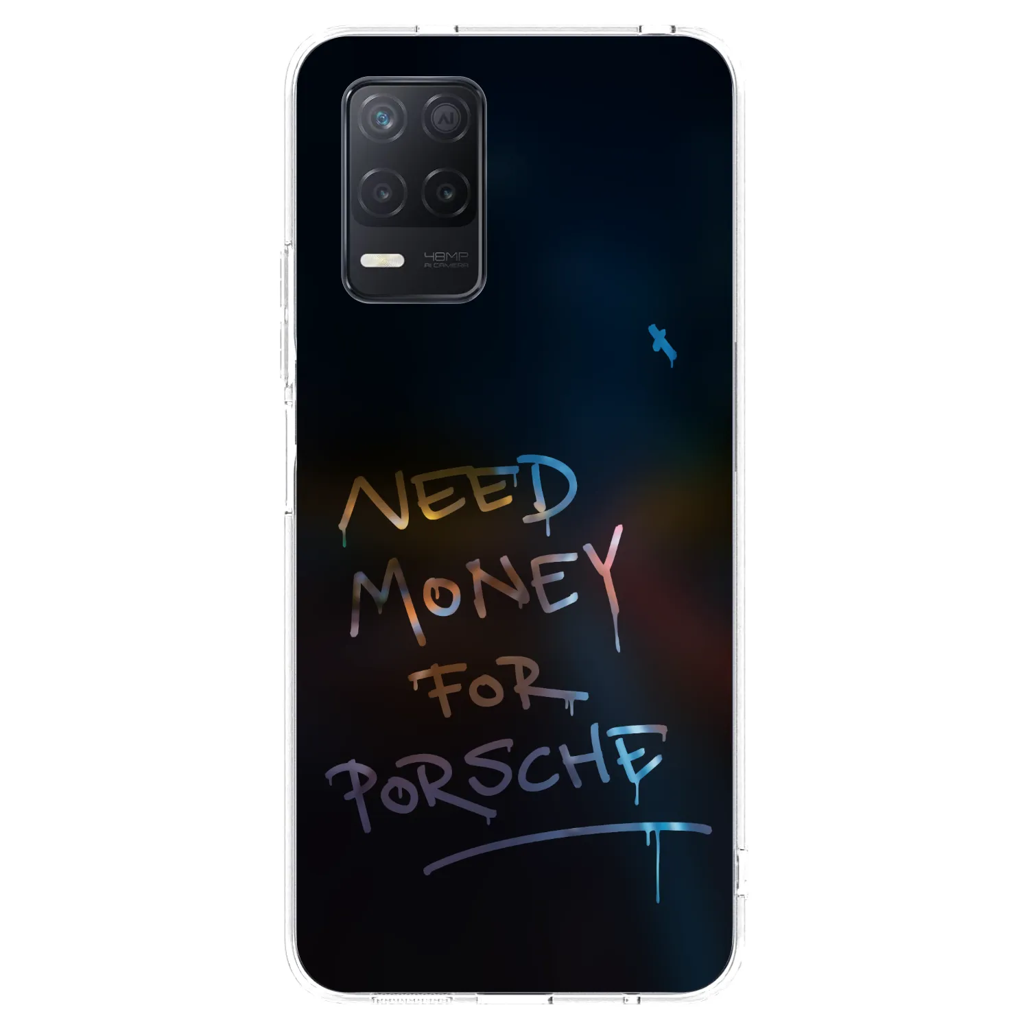 Picasee husă transparentă din silicon pentru Realme 8 5G - Neon Nights