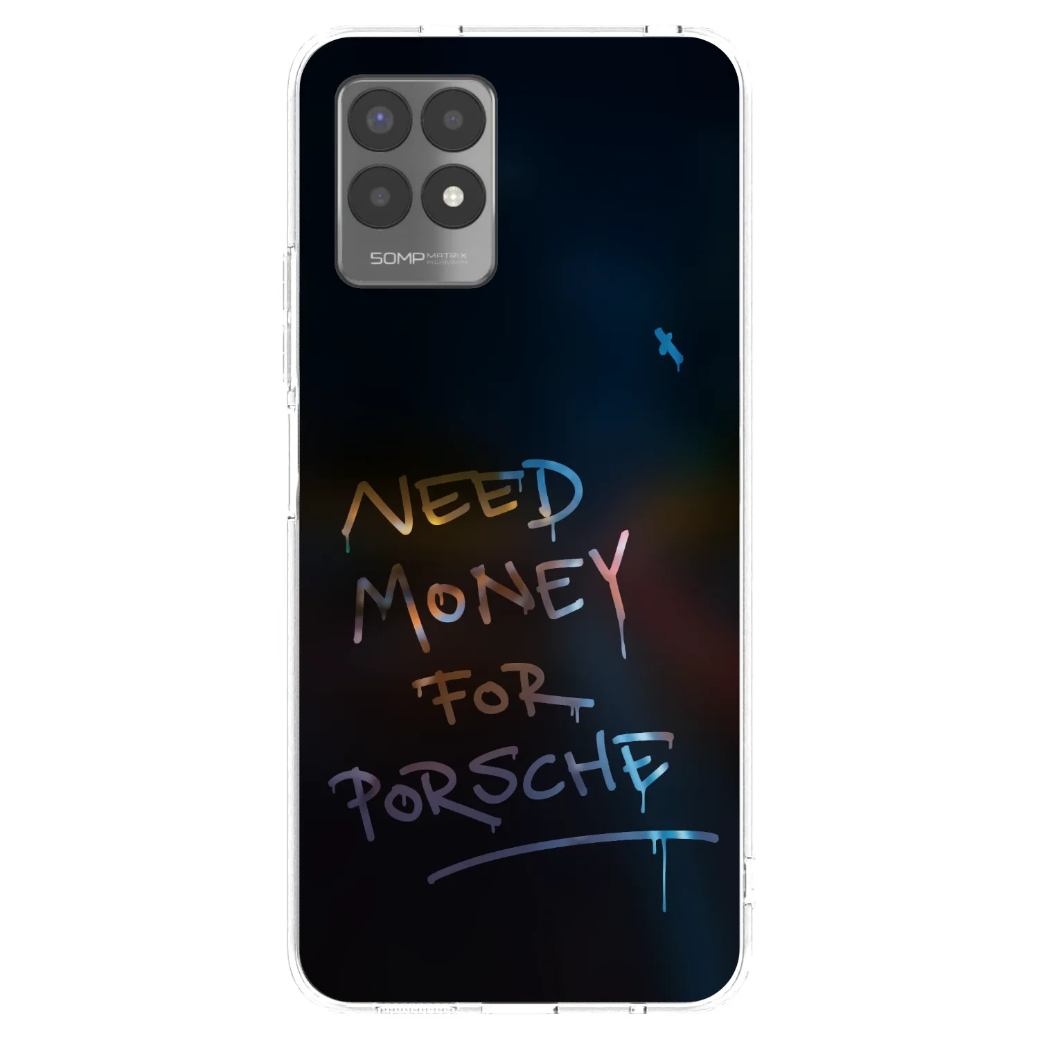 Picasee husă transparentă din silicon pentru Realme 8i - Neon Nights