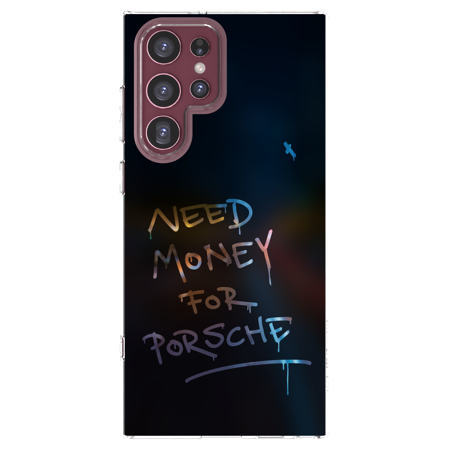 Picasee husă transparentă din silicon pentru Samsung Galaxy S22 Ultra 5G - Neon Nights