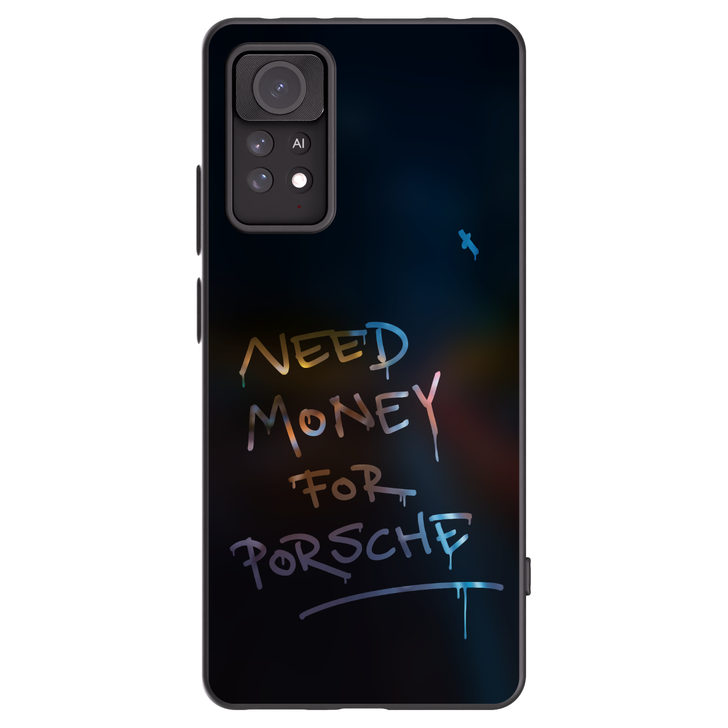 Picasee husă neagră din silicon pentru Xiaomi Redmi Note 11 Pro - Neon Nights