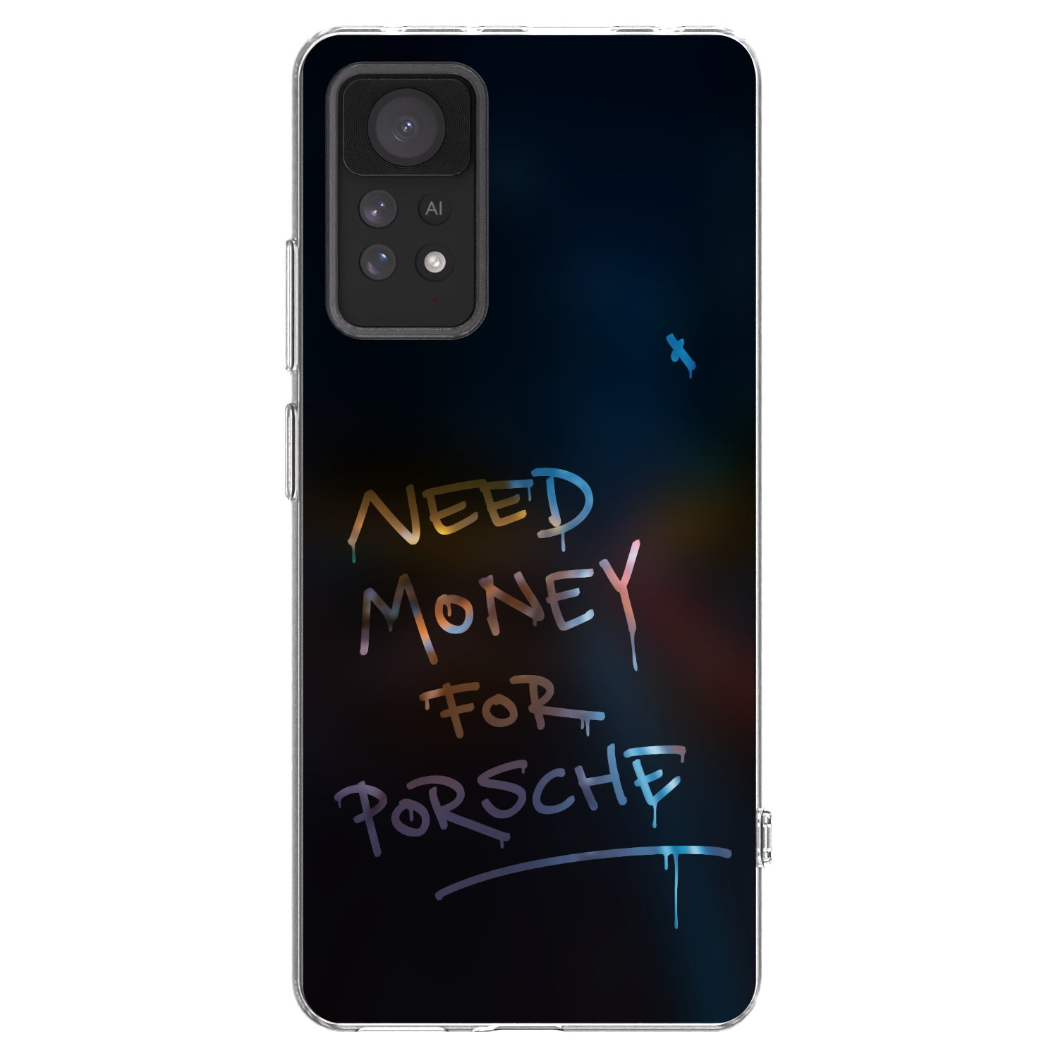 Picasee husă transparentă din silicon pentru Xiaomi Redmi Note 11 Pro 5G - Neon Nights