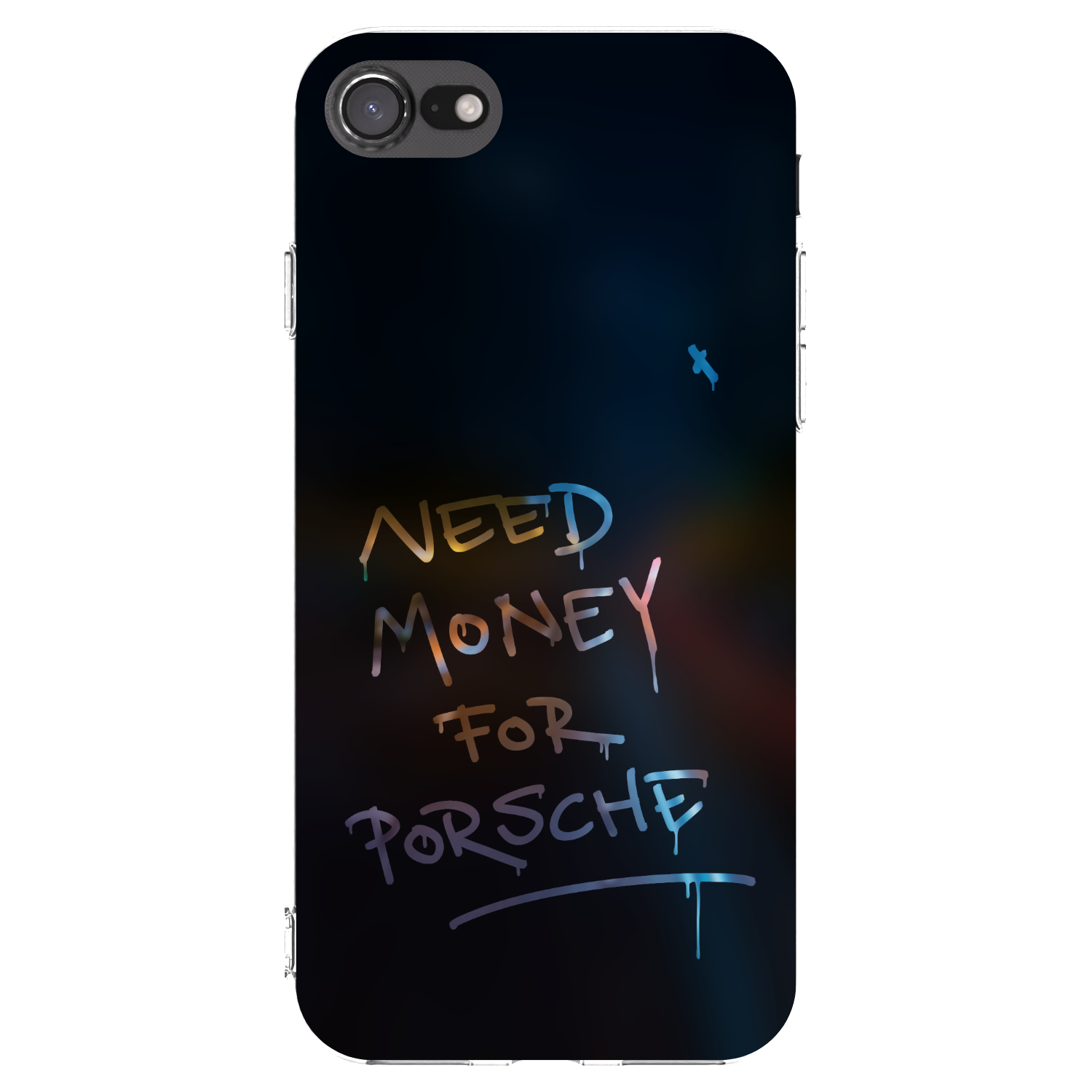 Picasee husă transparentă din silicon pentru Apple iPhone SE 2022 - Neon Nights