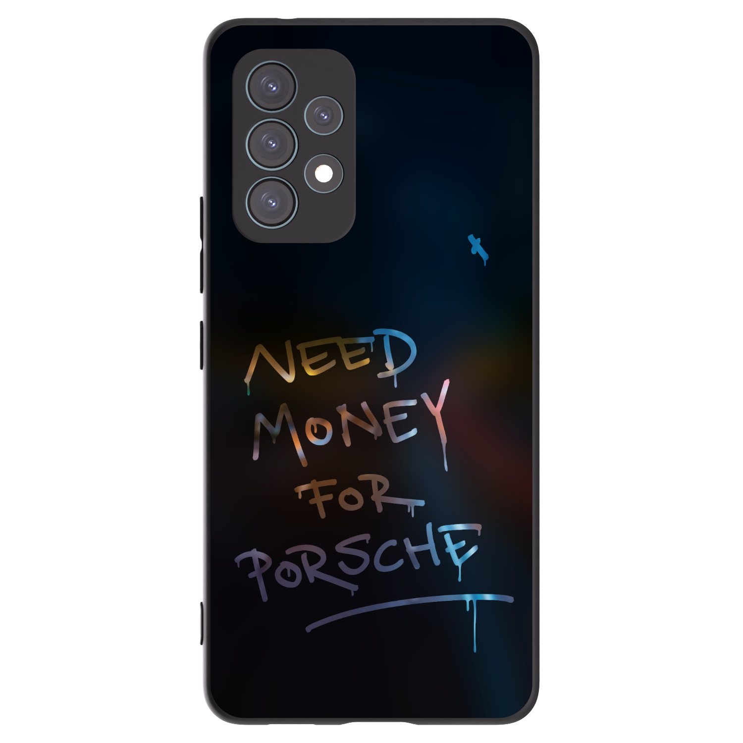 Picasee husă neagră din silicon pentru Samsung Galaxy A53 5G A536 - Neon Nights
