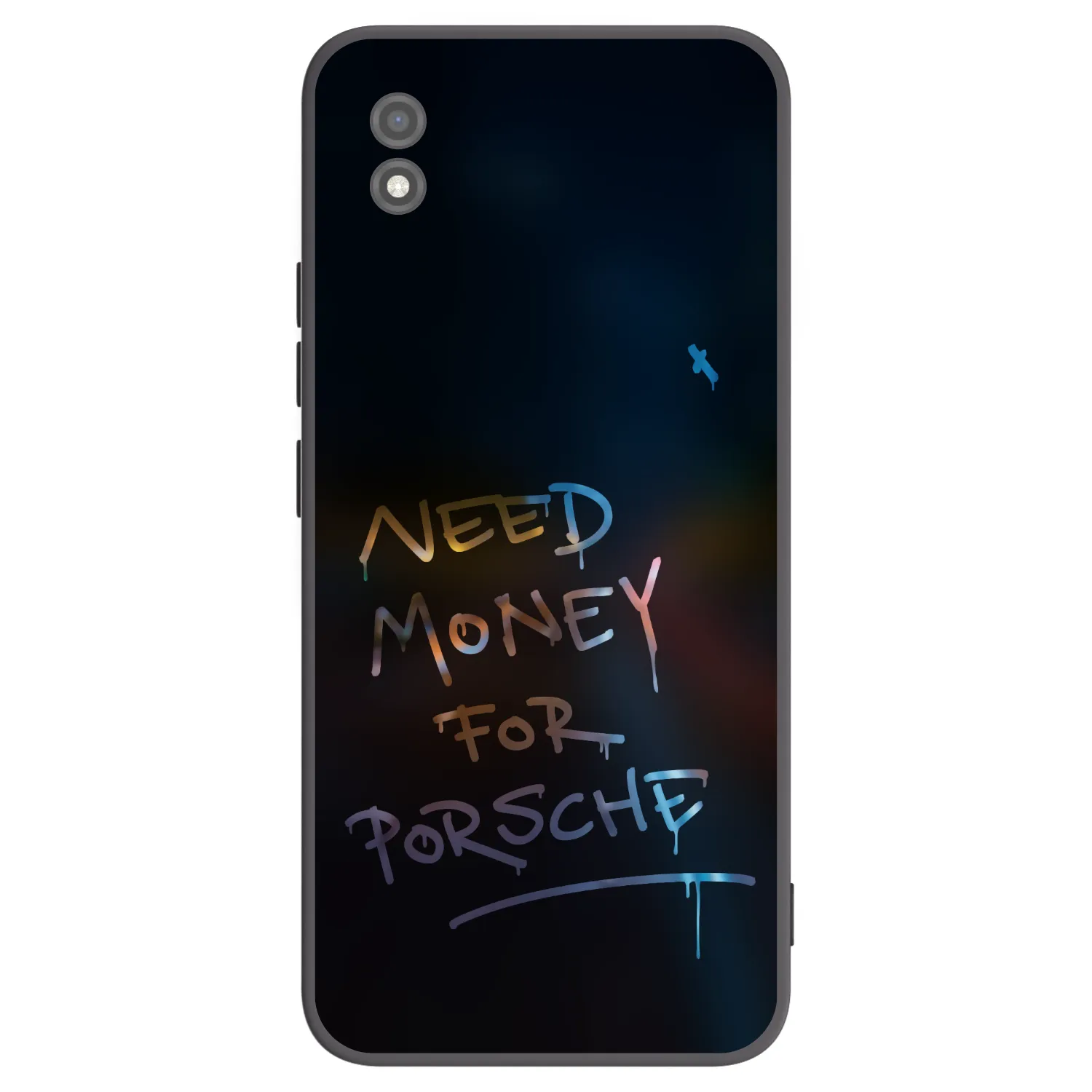 Picasee husă neagră din silicon pentru Realme C11 (2021) - Neon Nights