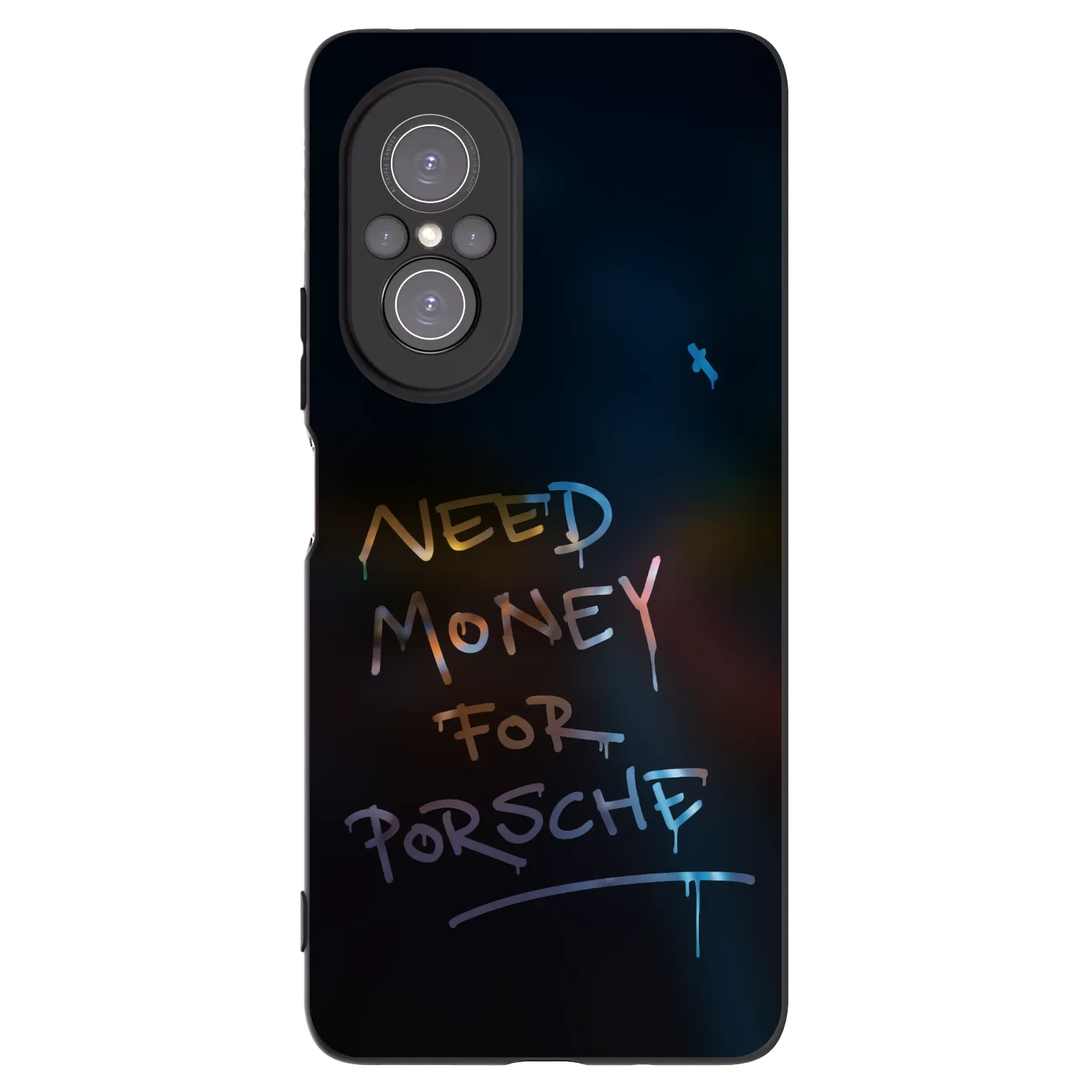 Picasee husă neagră din silicon pentru Huawei Nova 9 SE - Neon Nights