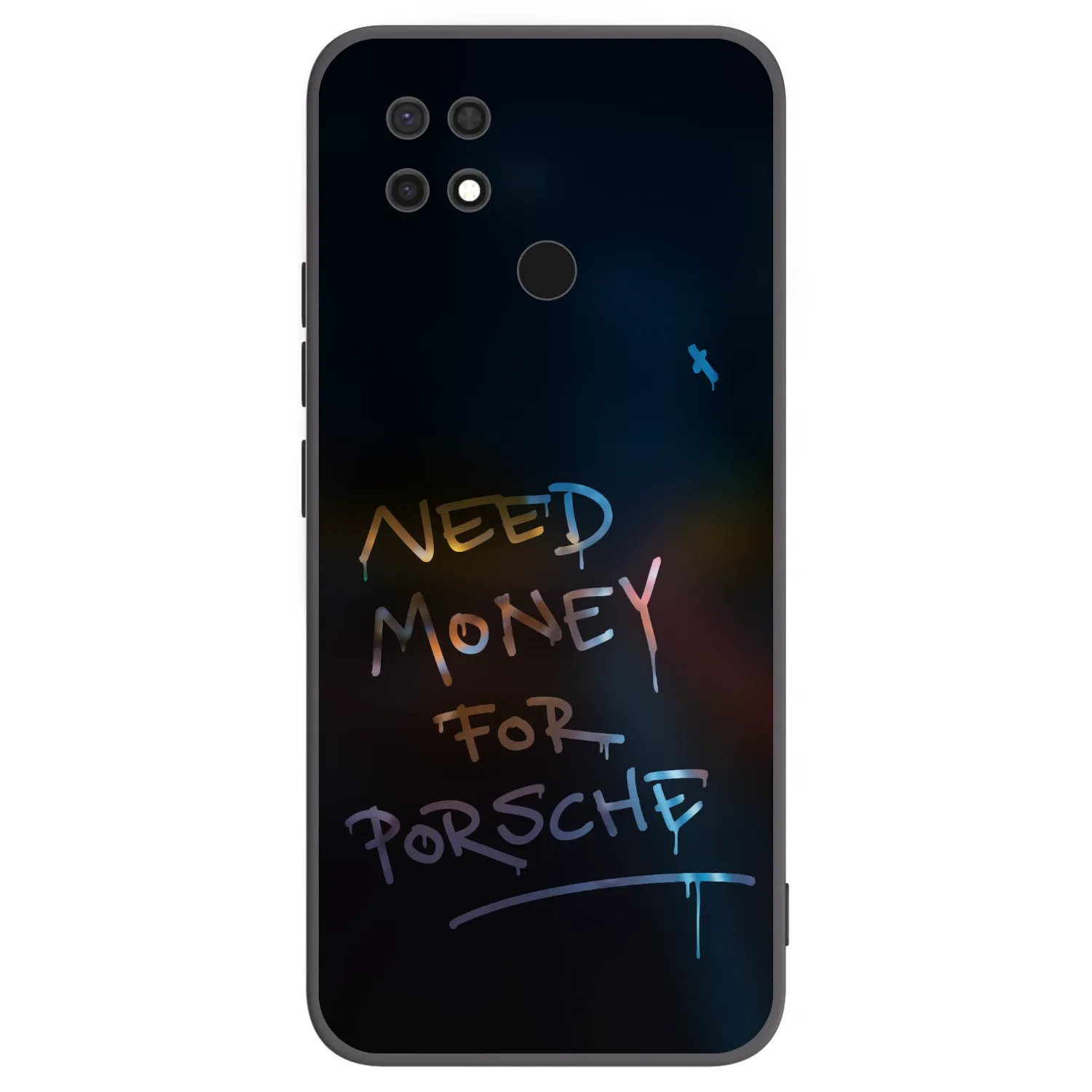 Picasee husă neagră din silicon pentru Xiaomi Redmi 10C - Neon Nights