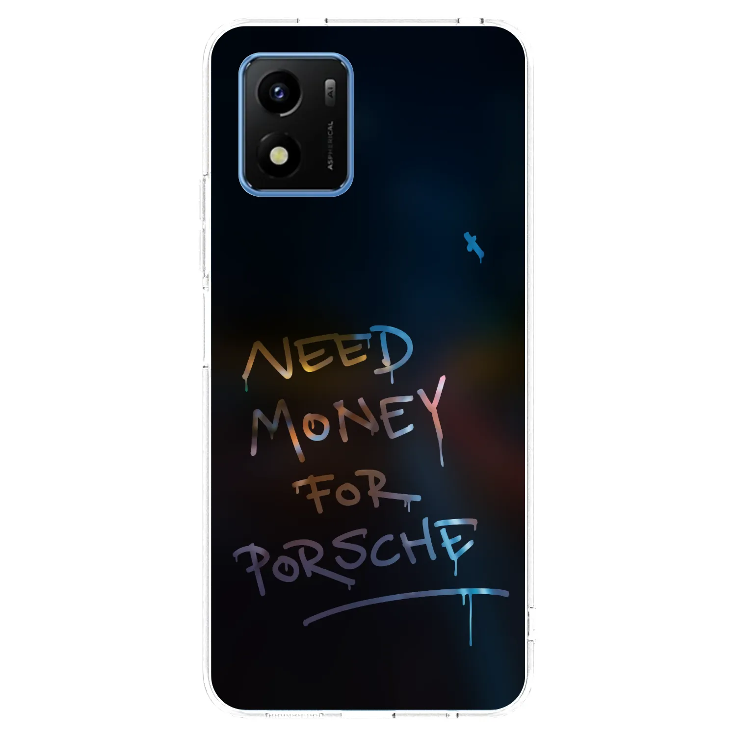 Picasee husă transparentă din silicon pentru Vivo Y01 - Neon Nights