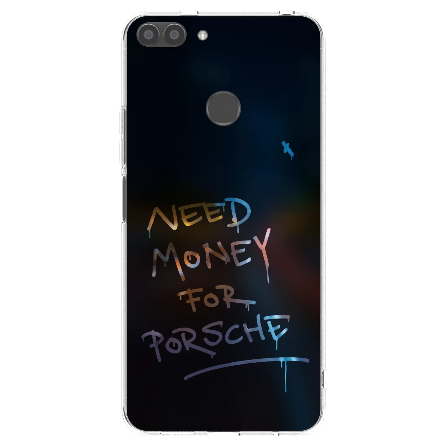 Picasee husă transparentă din silicon pentru Huawei P Smart - Neon Nights