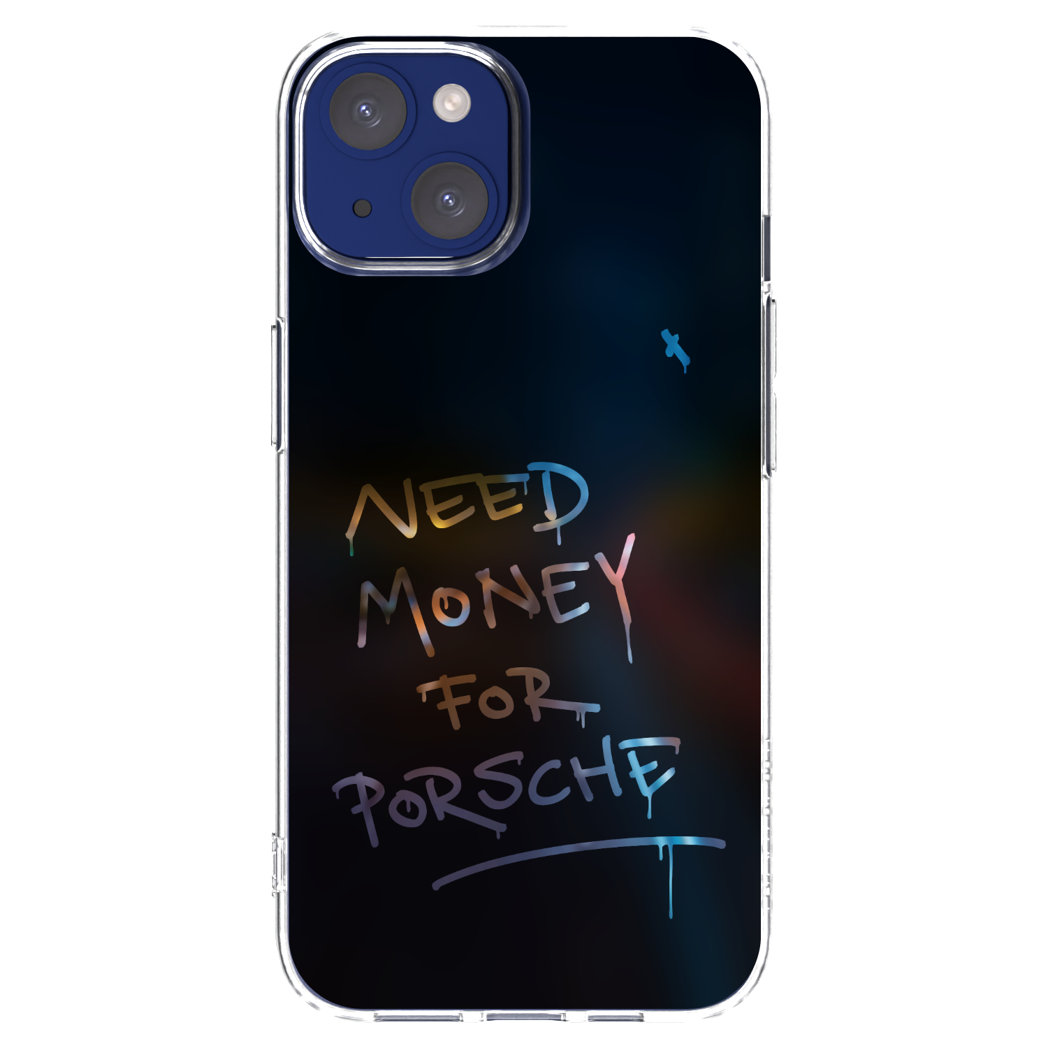 Picasee husă transparentă din silicon pentru Apple iPhone 14 - Neon Nights