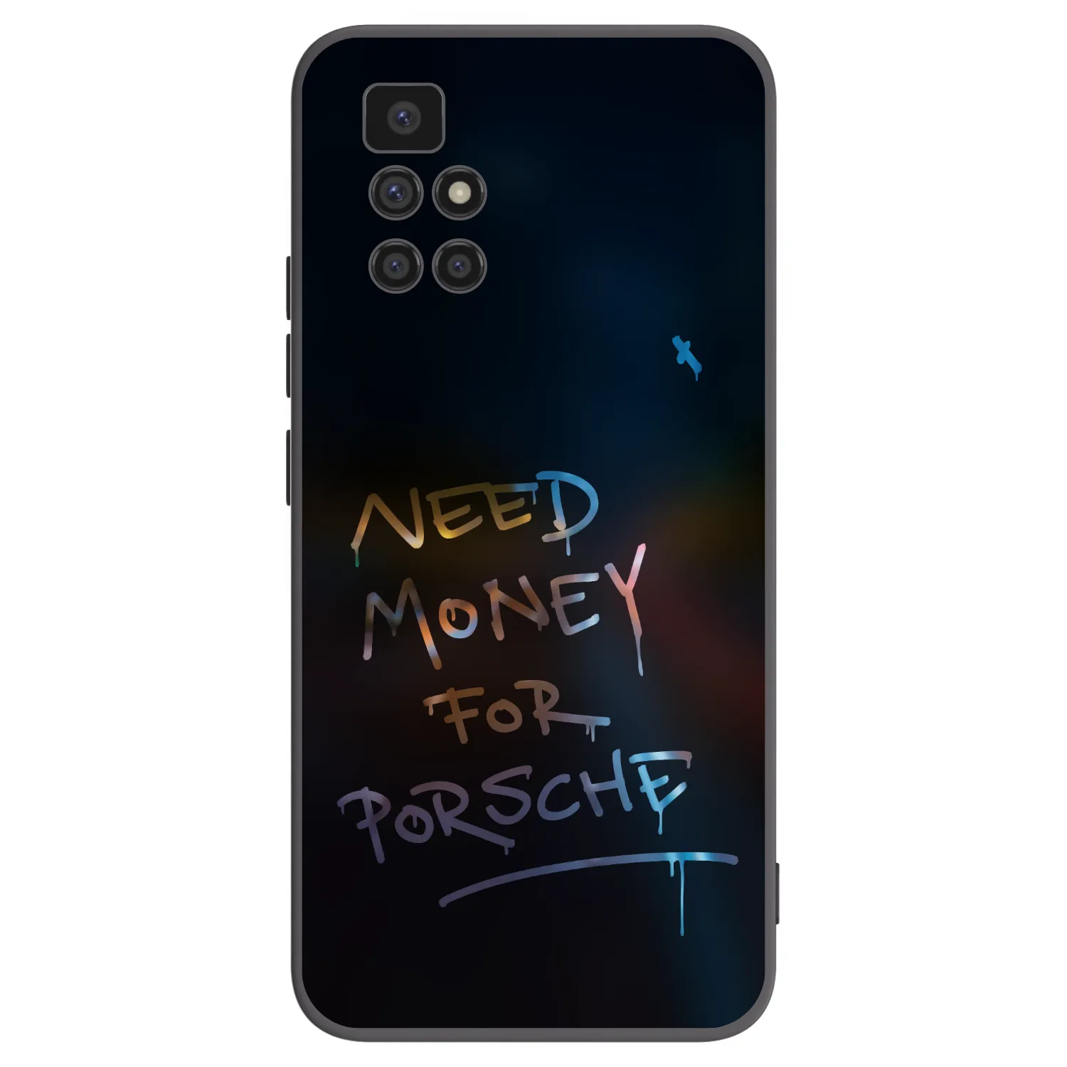 Picasee husă neagră din silicon pentru Xiaomi Redmi 10 (2022) - Neon Nights