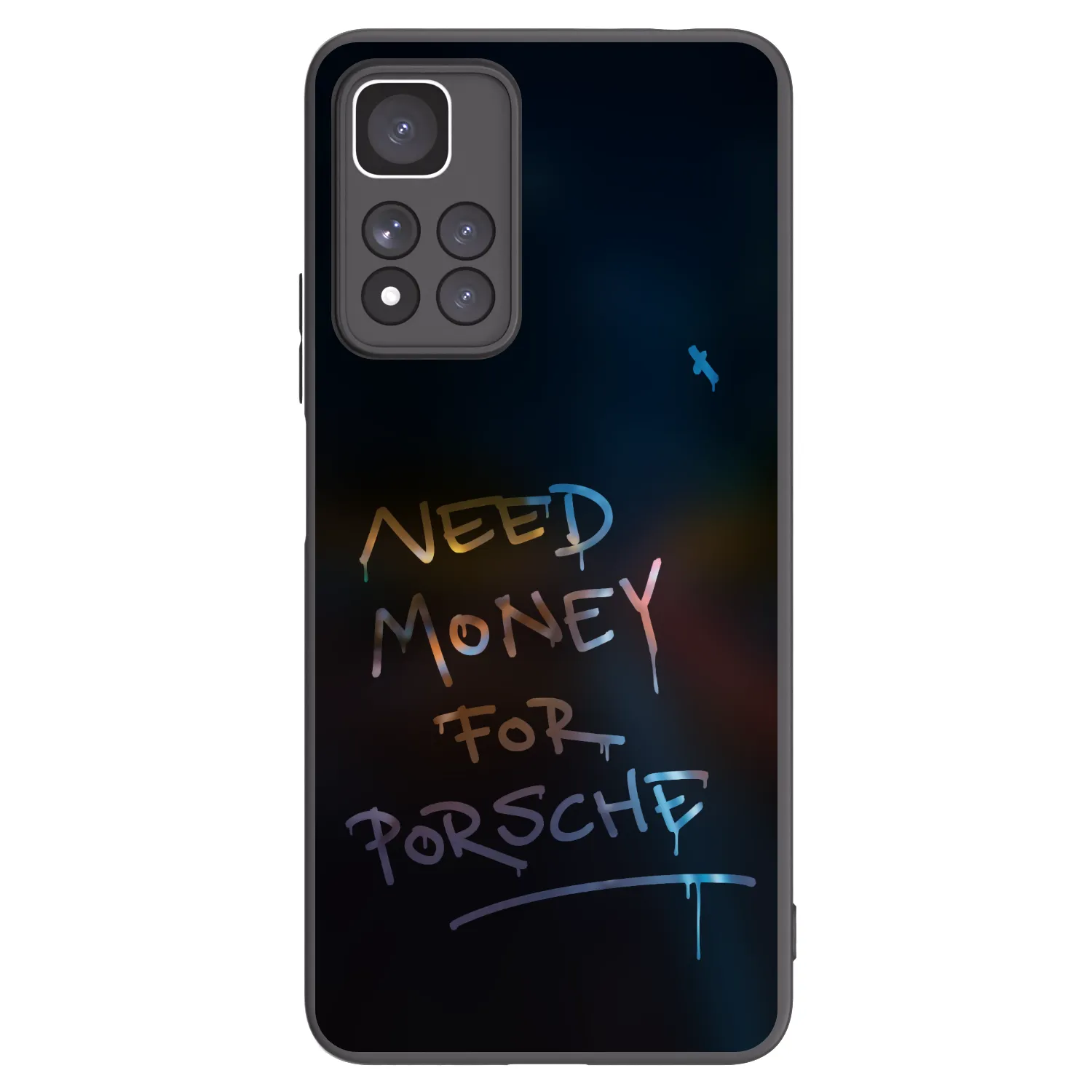 Picasee husă neagră din silicon pentru Xiaomi Redmi Note 11 Pro+ 5G - Neon Nights
