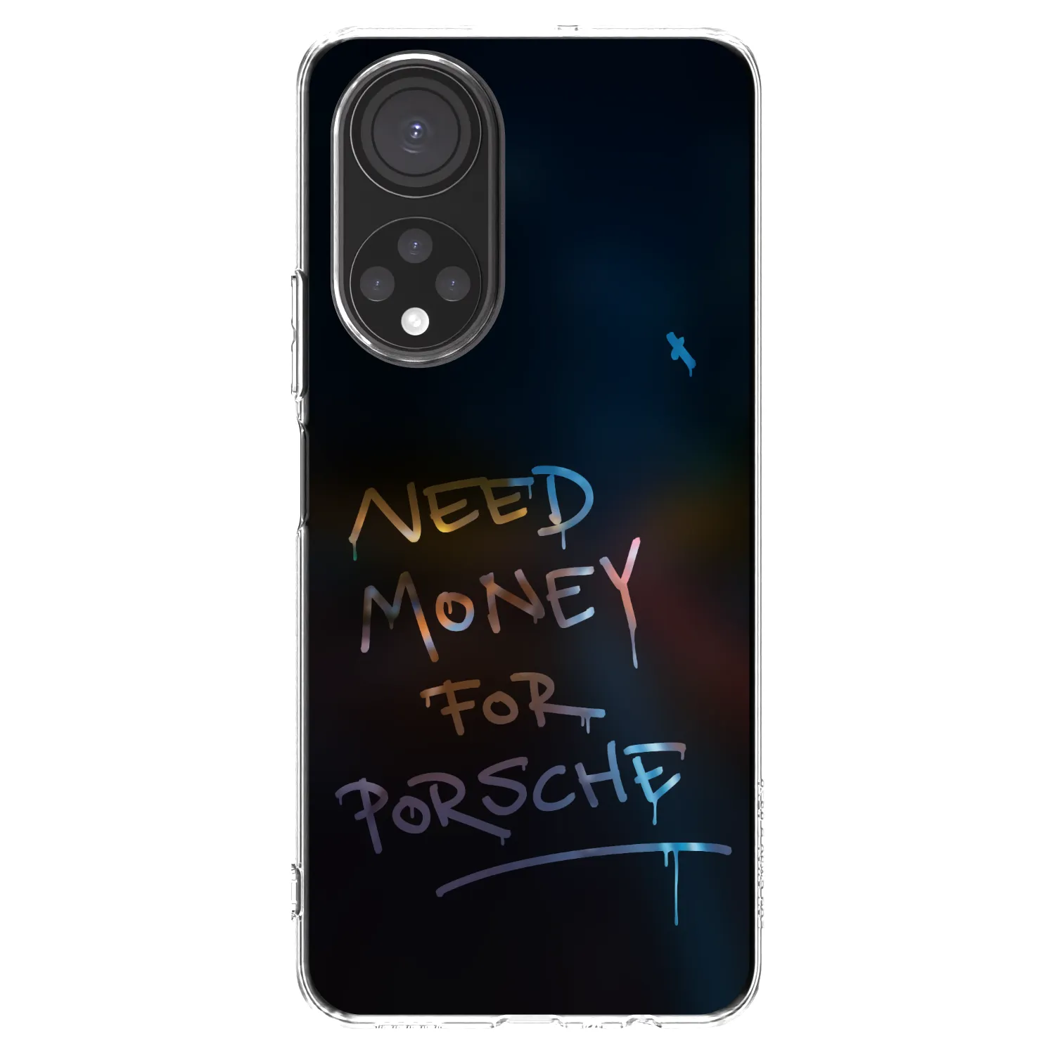 Picasee husă transparentă din silicon pentru Honor X7 - Neon Nights