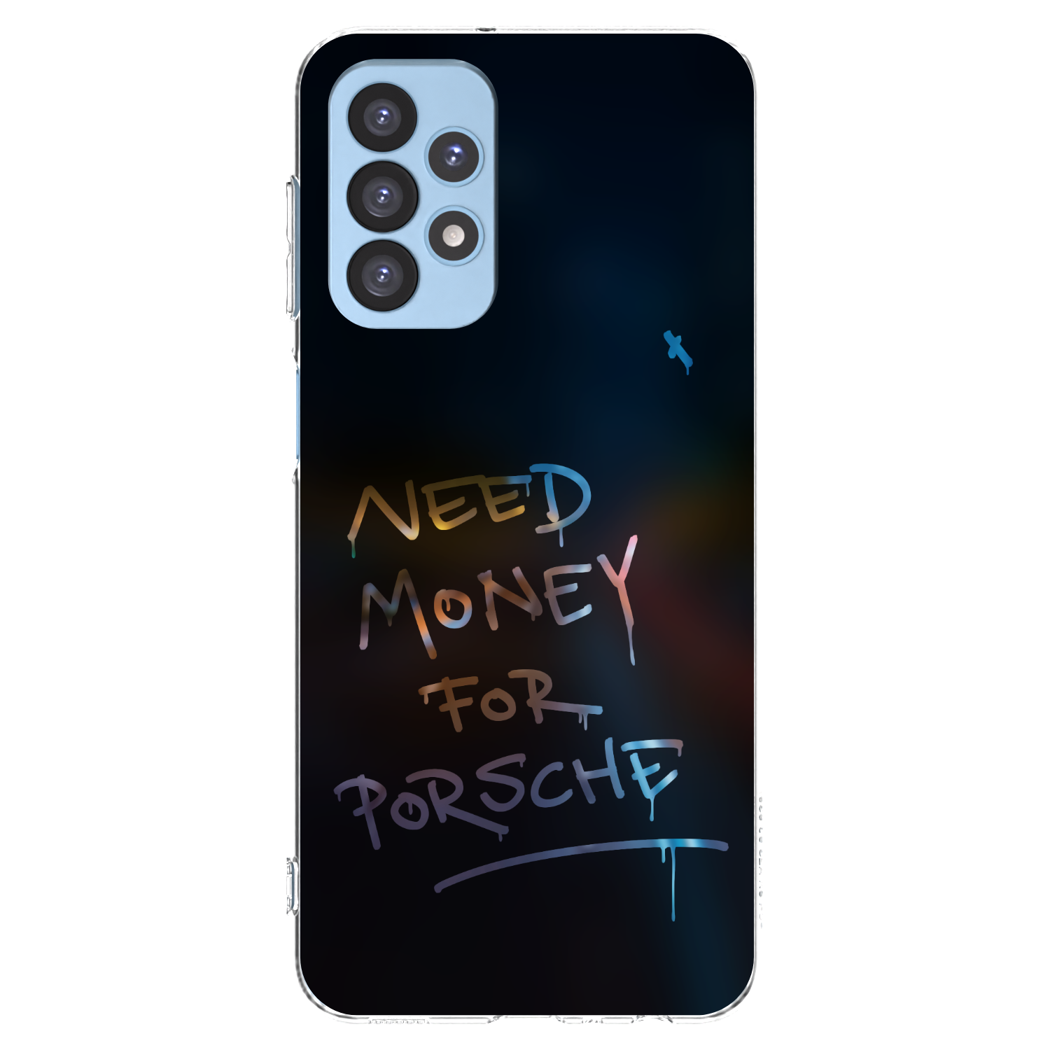 Picasee husă transparentă din silicon pentru Samsung Galaxy A23 A235F 4G - Neon Nights