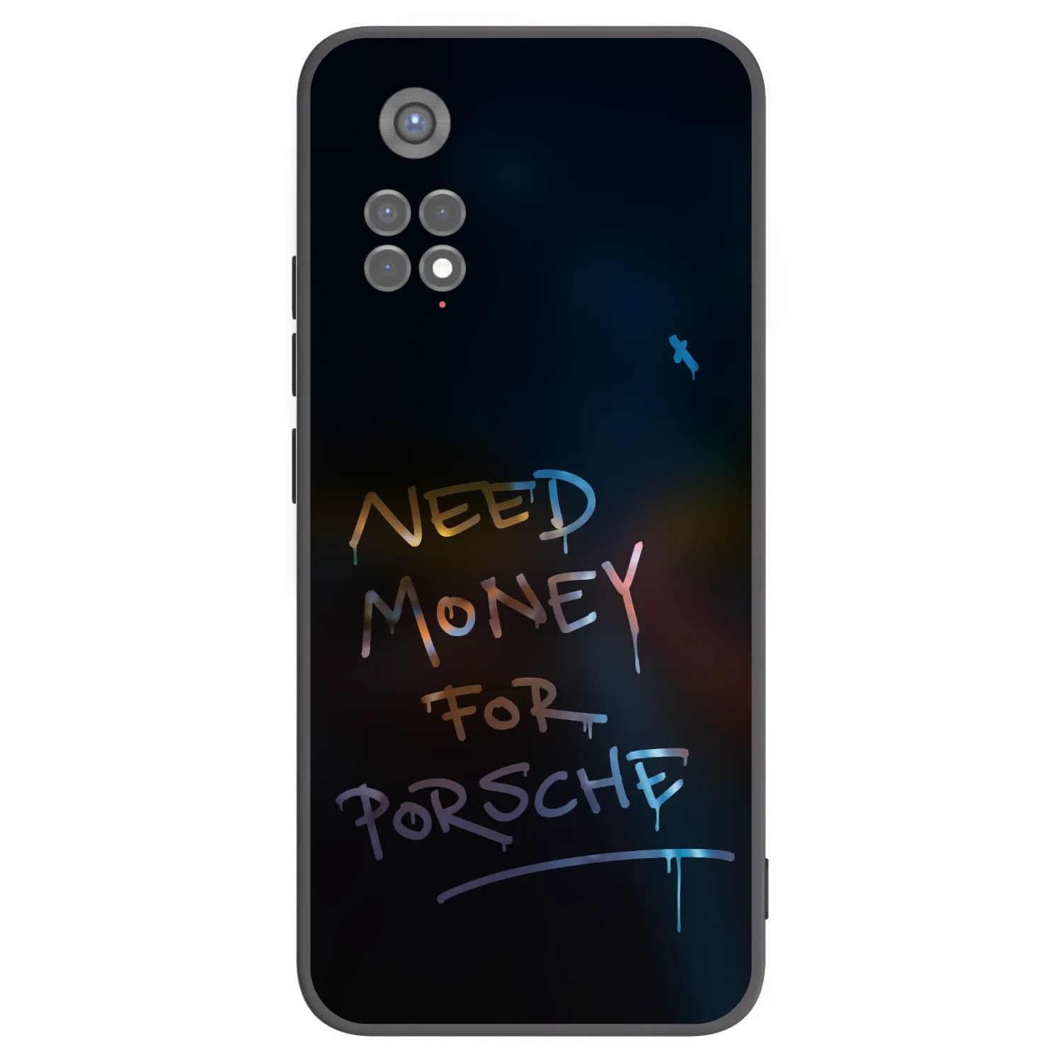 Picasee husă neagră din silicon pentru Xiaomi Redmi Note 11S 5G - Neon Nights