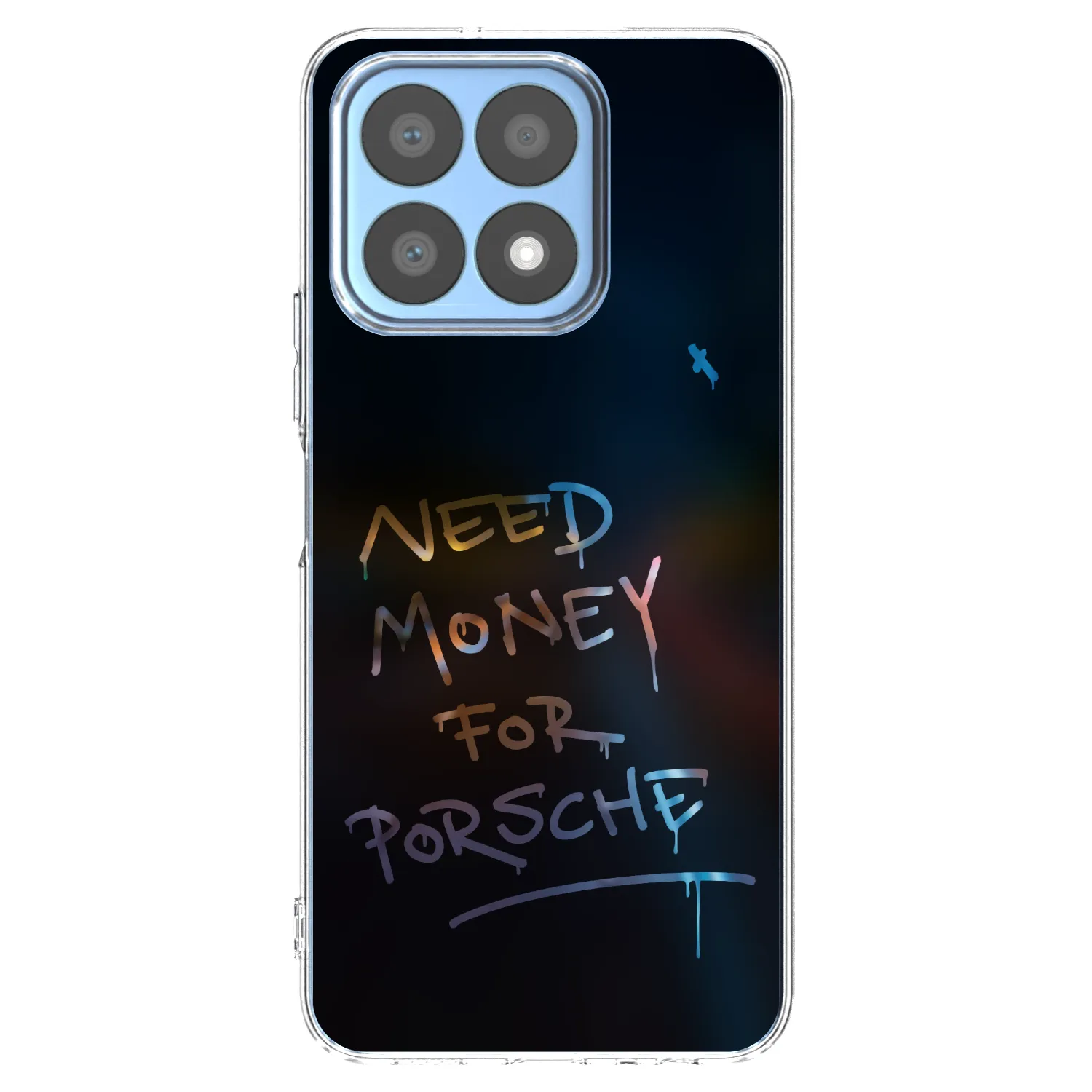 Picasee husă transparentă din silicon pentru Honor X8a - Neon Nights