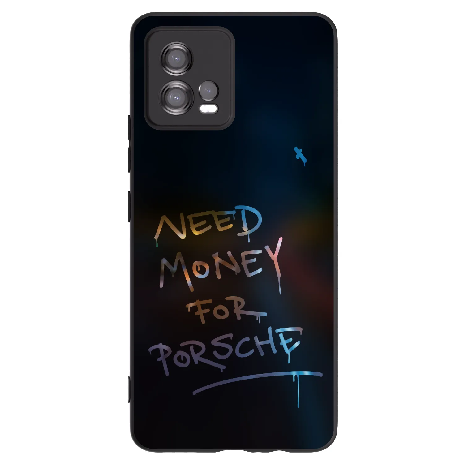 Picasee husă neagră din silicon pentru Motorola Moto G72 - Neon Nights