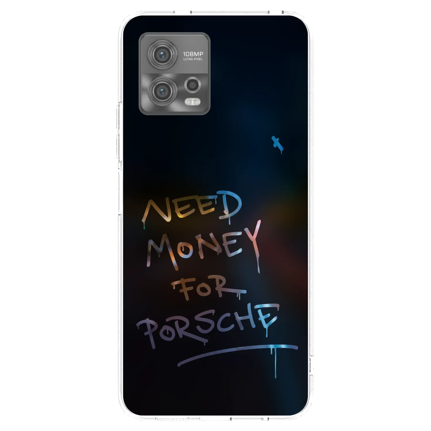 Picasee husă transparentă din silicon pentru Motorola Moto G72 - Neon Nights