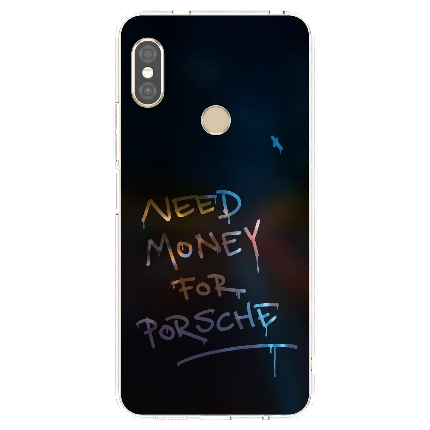 Picasee husă transparentă din silicon pentru Xiaomi Redmi Note 5 Global - Neon Nights