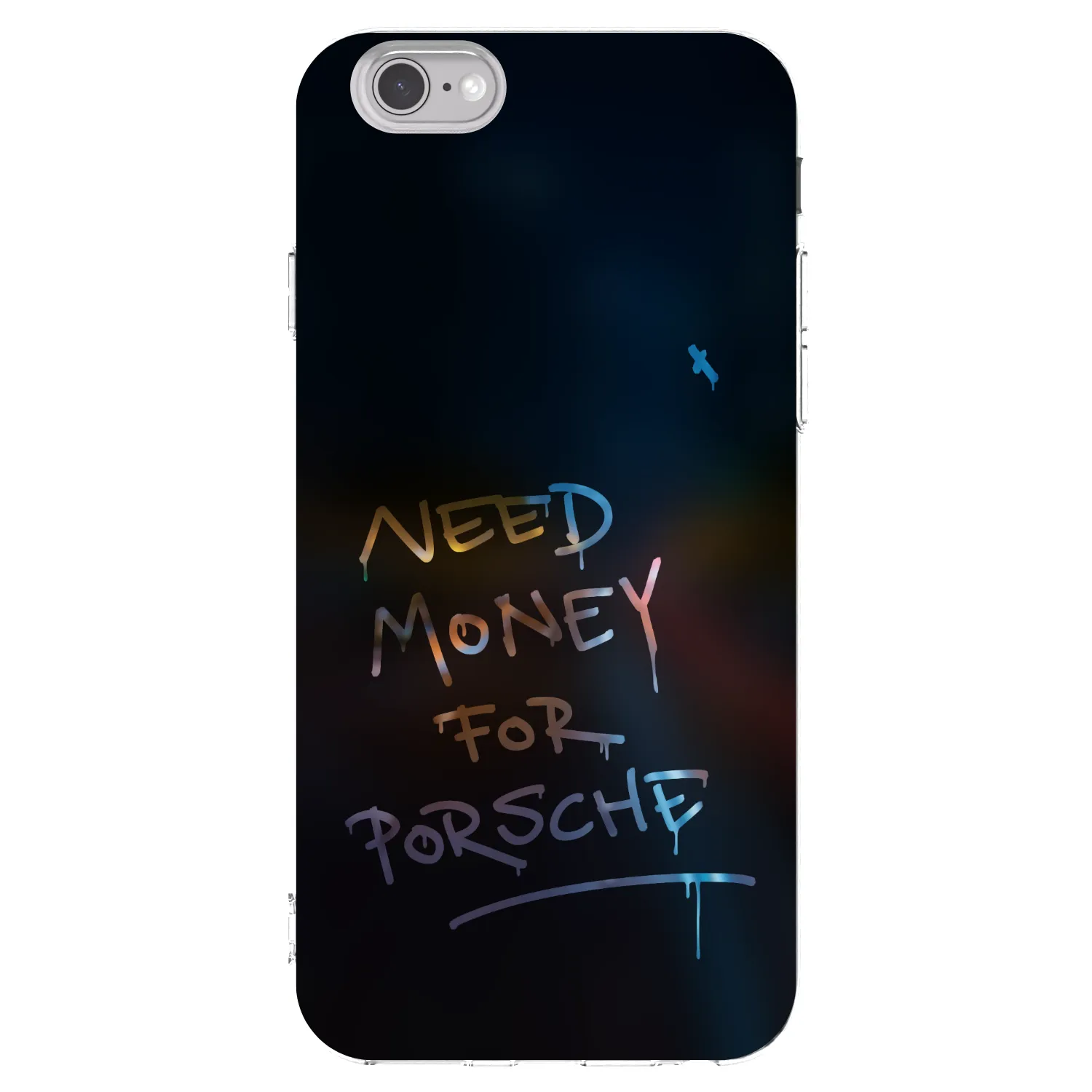 Picasee husă transparentă din silicon pentru Apple iPhone 6/6S - Neon Nights