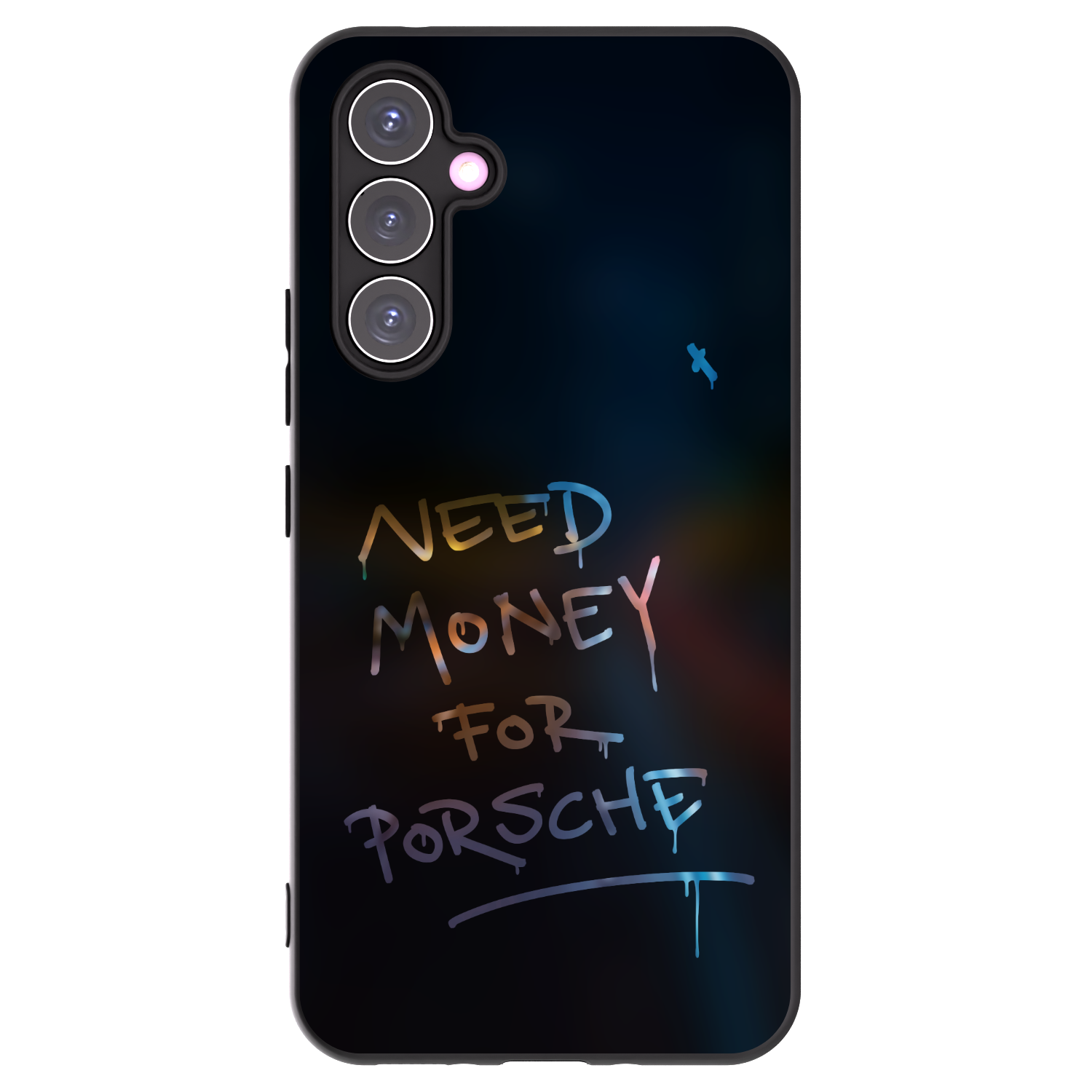 Picasee husă neagră din silicon pentru Samsung Galaxy A54 5G A546B - Neon Nights