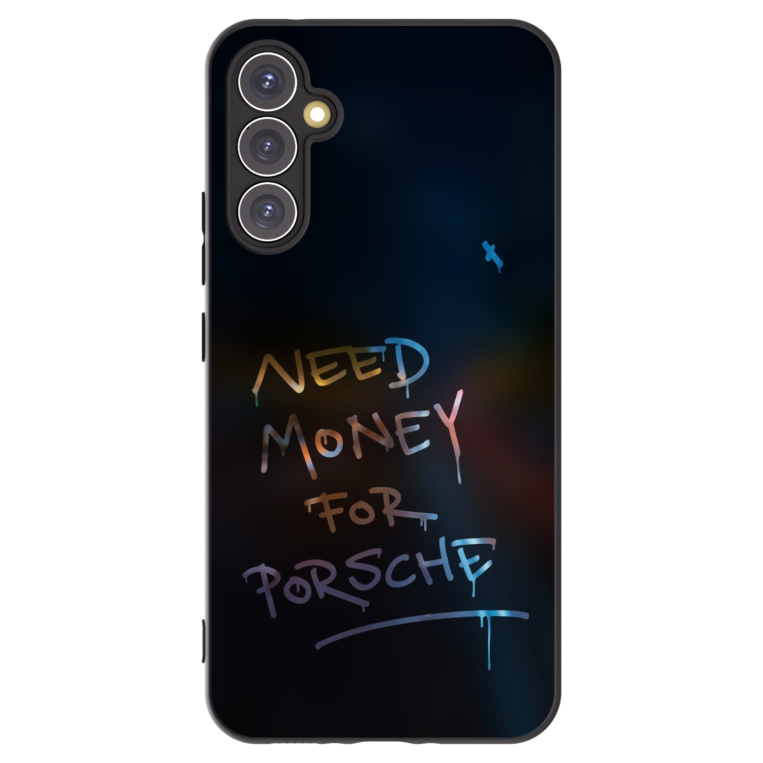 Picasee husă neagră din silicon pentru Samsung Galaxy A34 5G A346B - Neon Nights