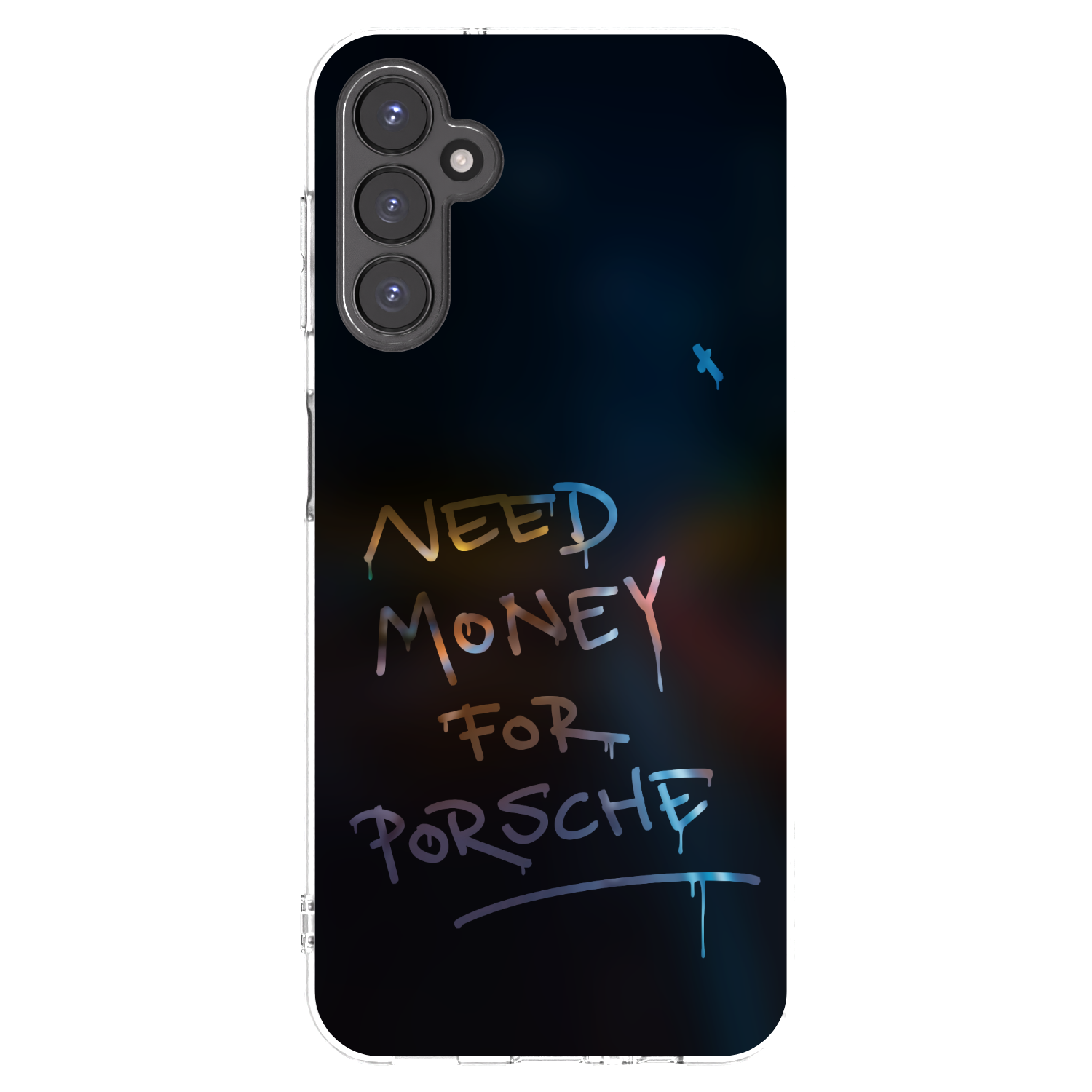 Picasee husă transparentă din silicon pentru Samsung Galaxy A14 4G A145R - Neon Nights