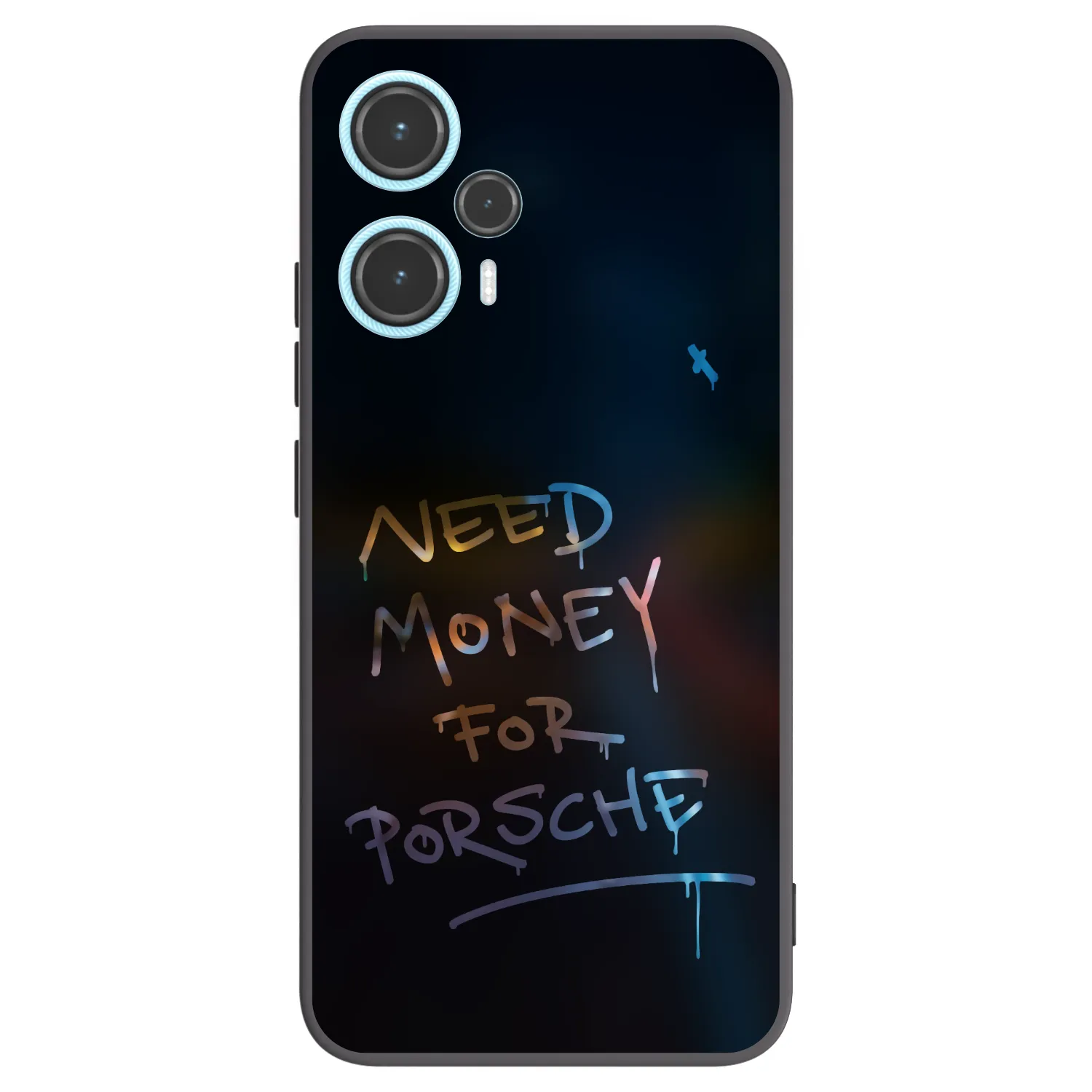 Picasee husă neagră din silicon pentru Xiaomi Poco F5 - Neon Nights