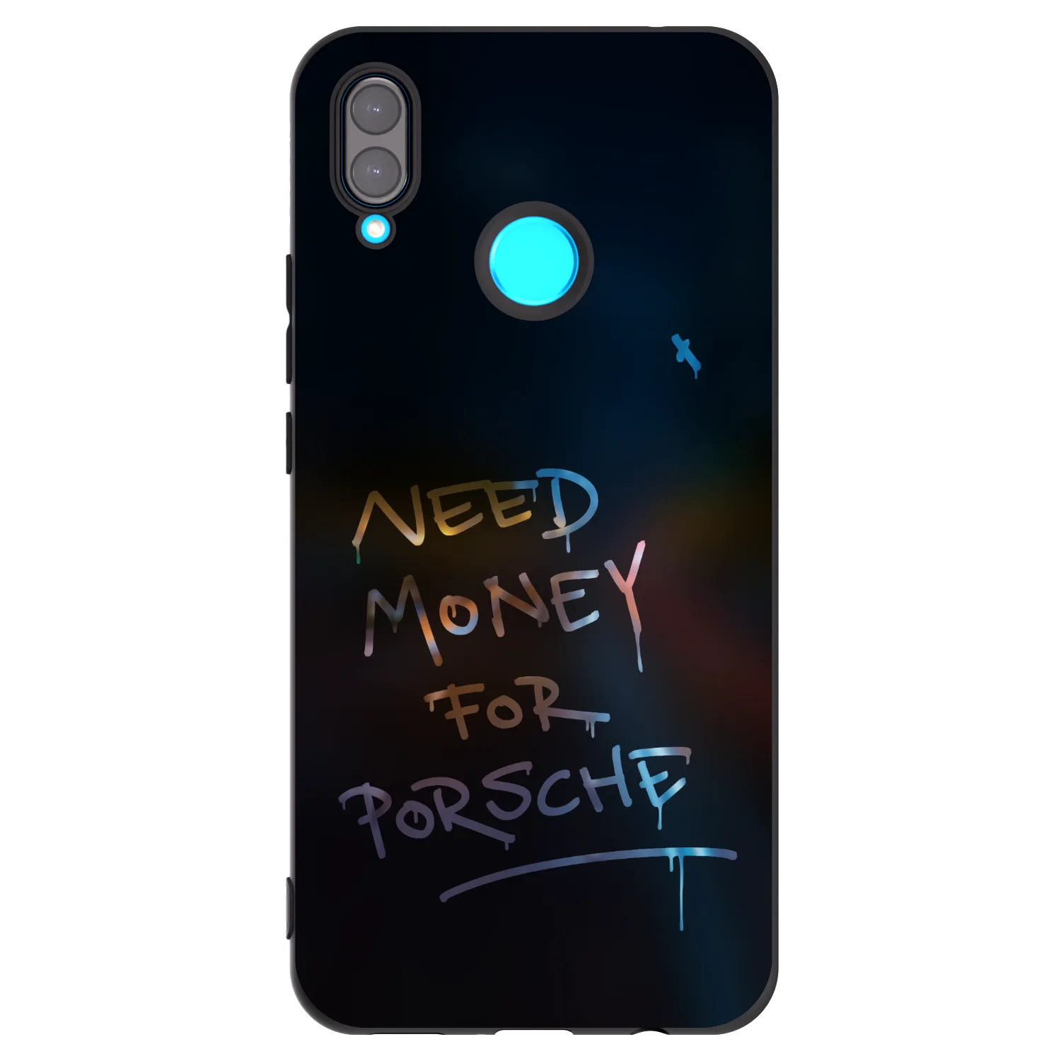 Picasee husă neagră din silicon pentru Huawei Nova 3i - Neon Nights